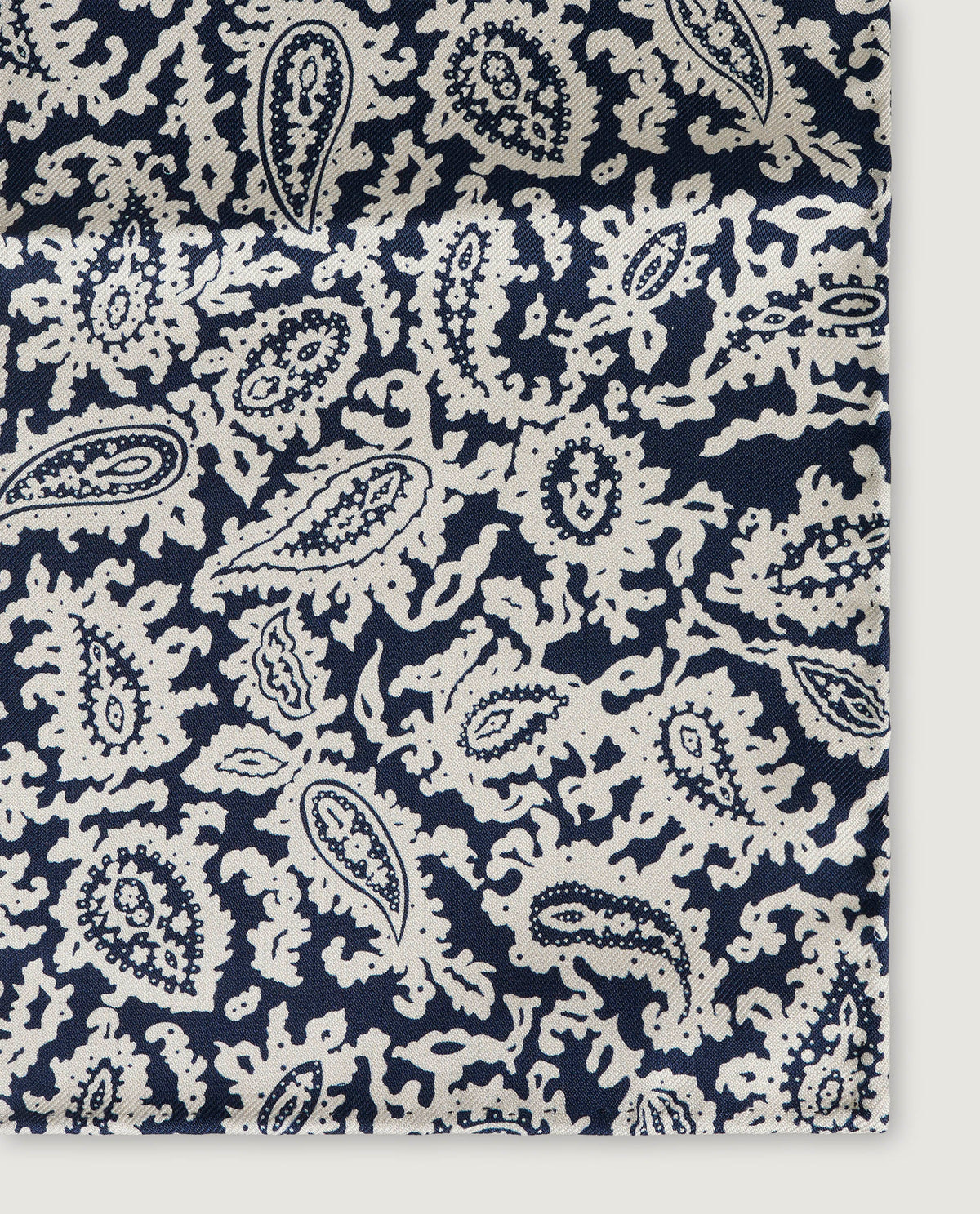 Silk Paisley Pocket Square