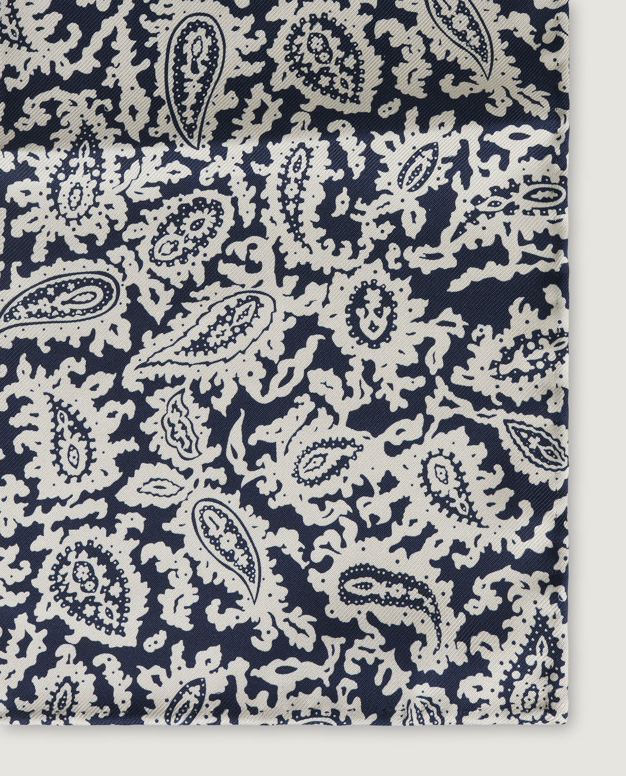 Silk Paisley Pocket Square