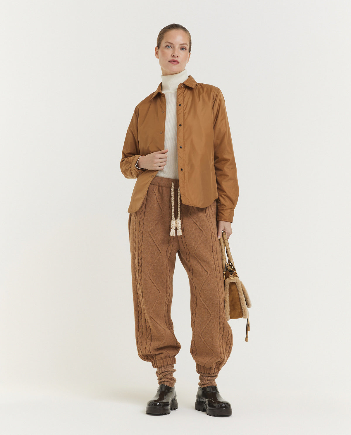 Essential Wool Cable Jogger