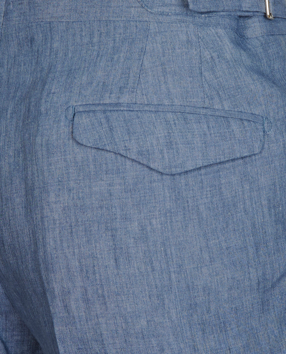 Linnen Korte Broek - Blauw