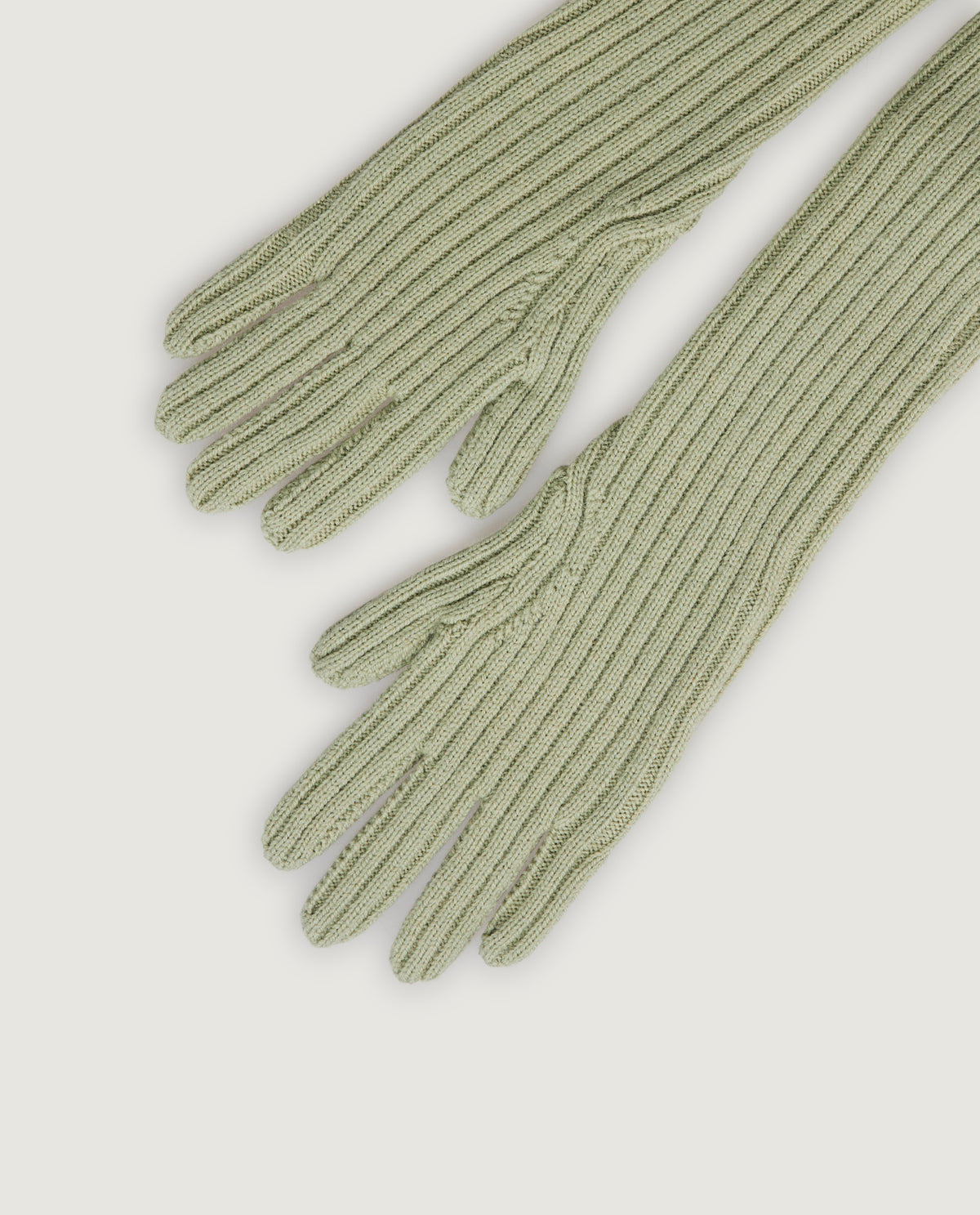 Long wool gloves