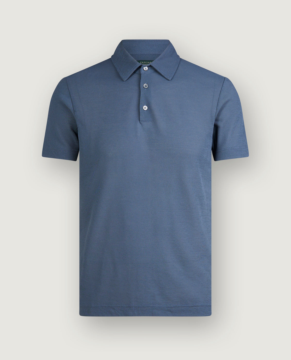 Ice Cotton Pique Polo - Blauw