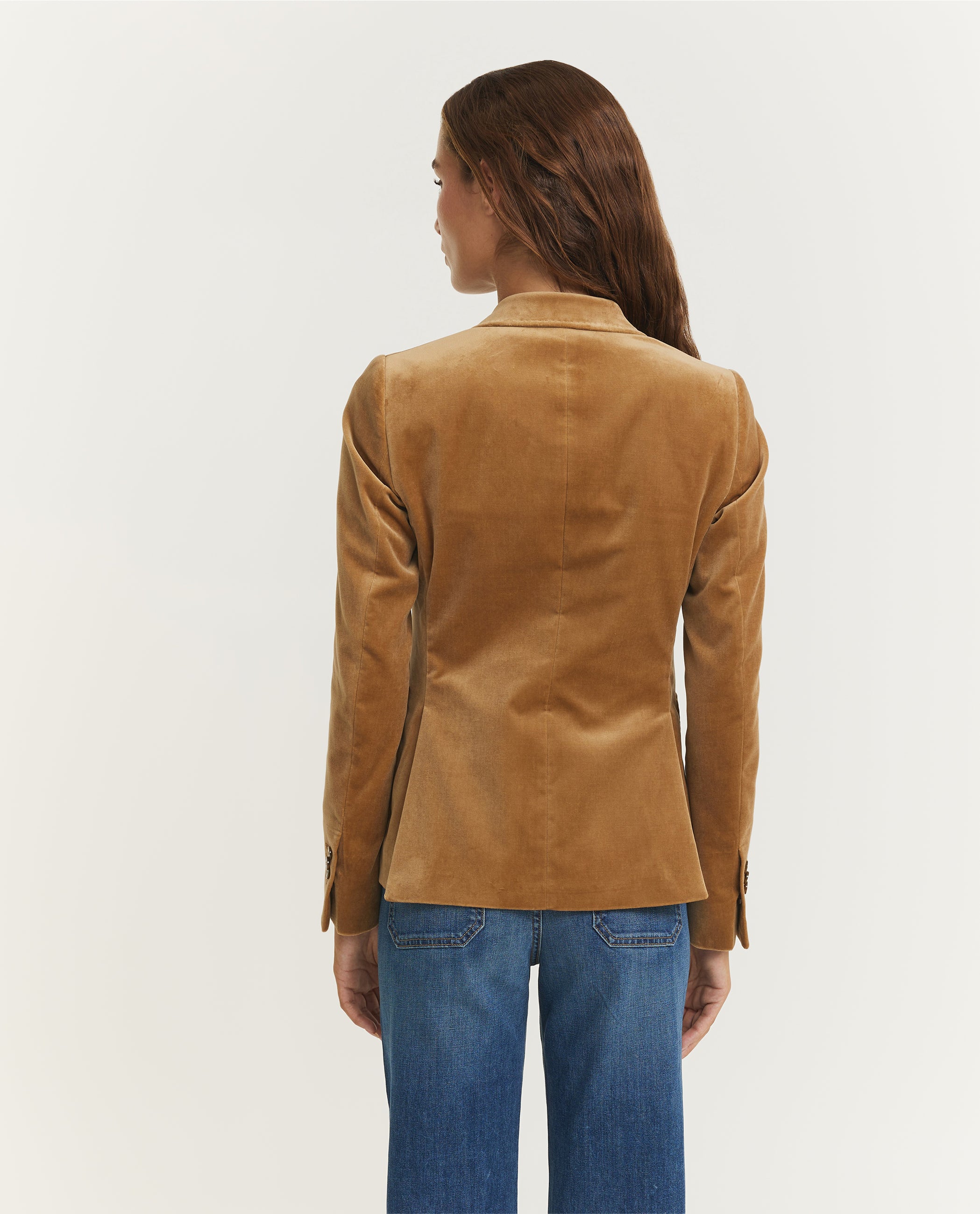 Velvet Peak Lapel Jacket