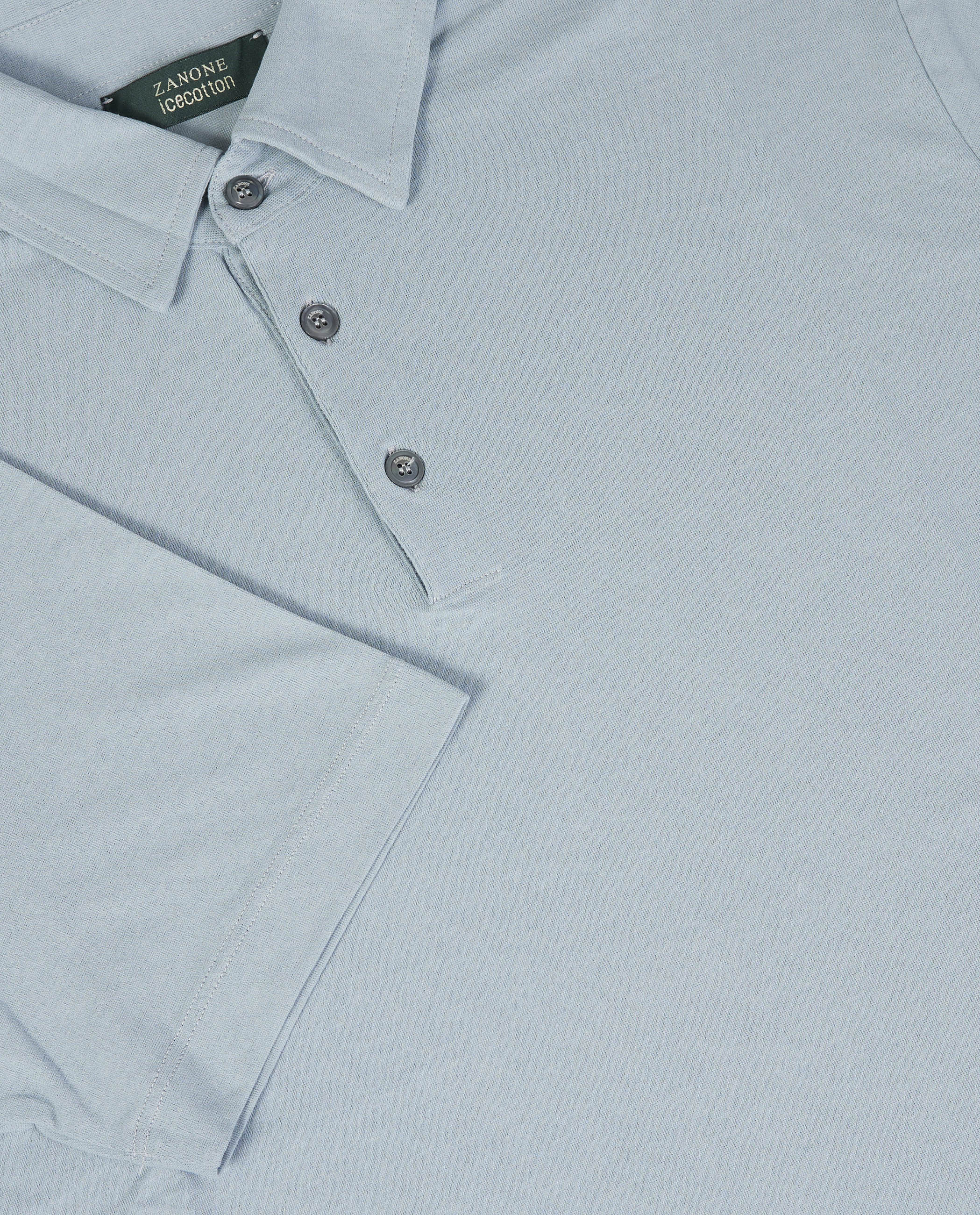 Ice Cotton Polo - Lichtblauw