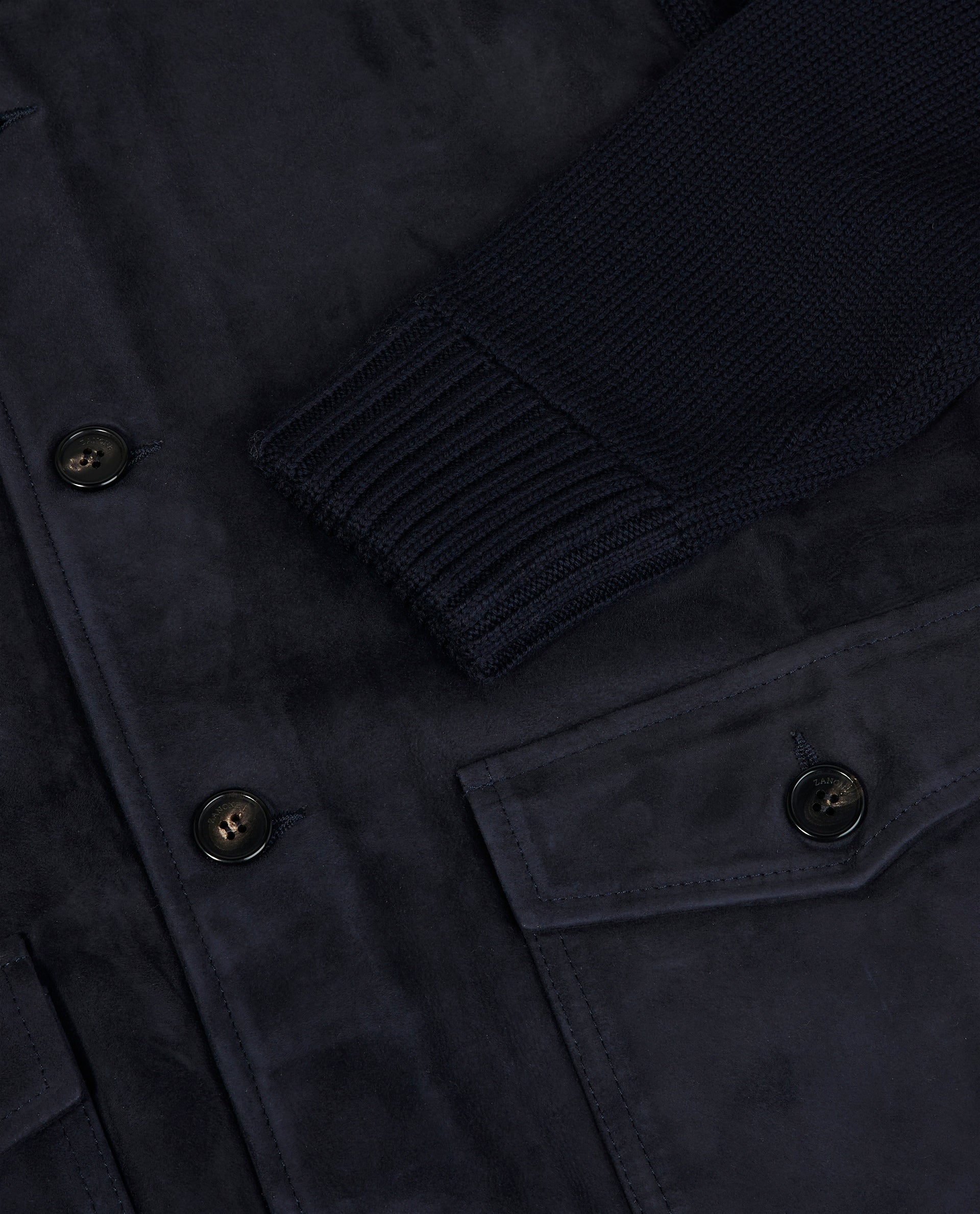 Semi Suede Jack - Donkerblauw