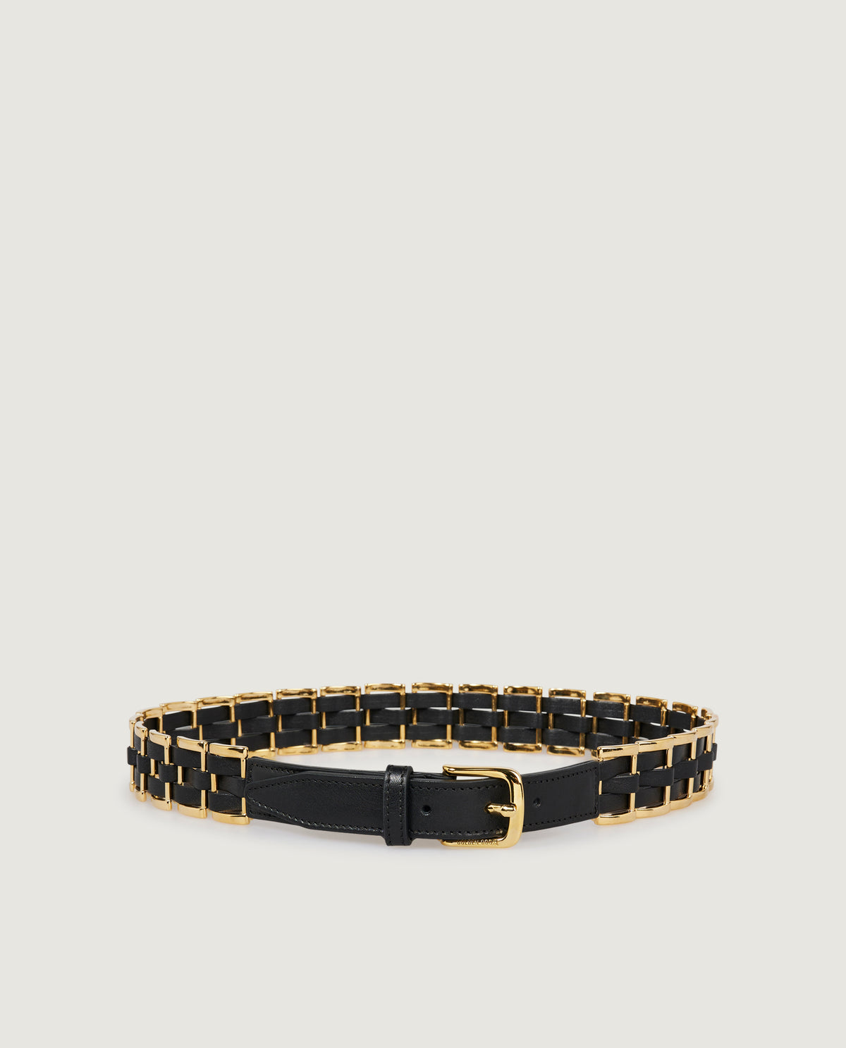 Metallic Weave Riem - Zwart