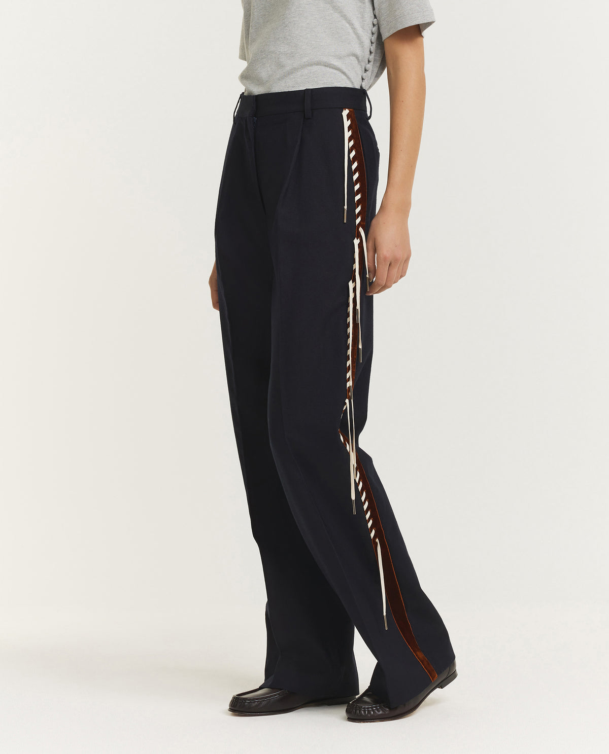 Portias Tux Broek - Donkerblauw