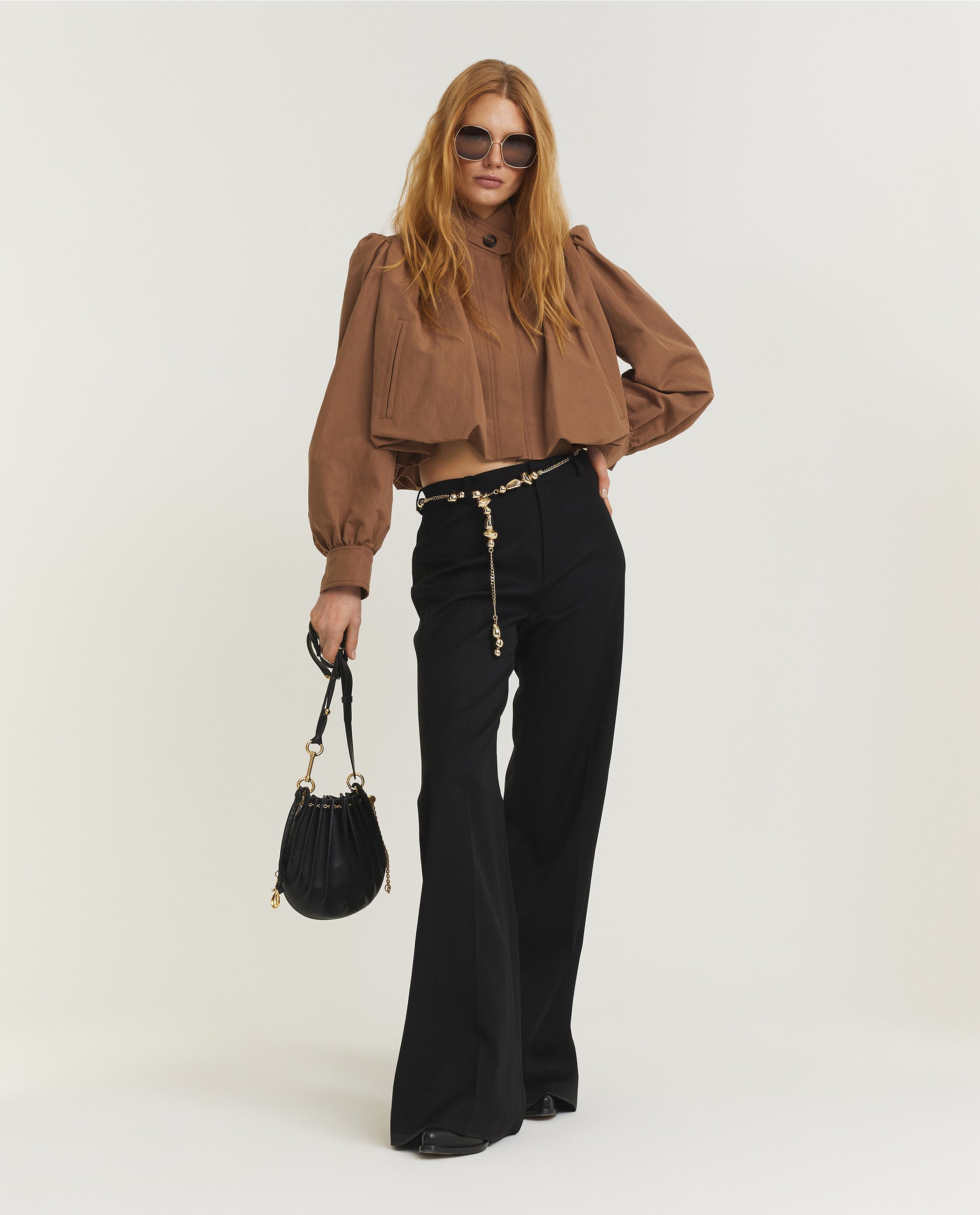 Flared Tailored Trousers