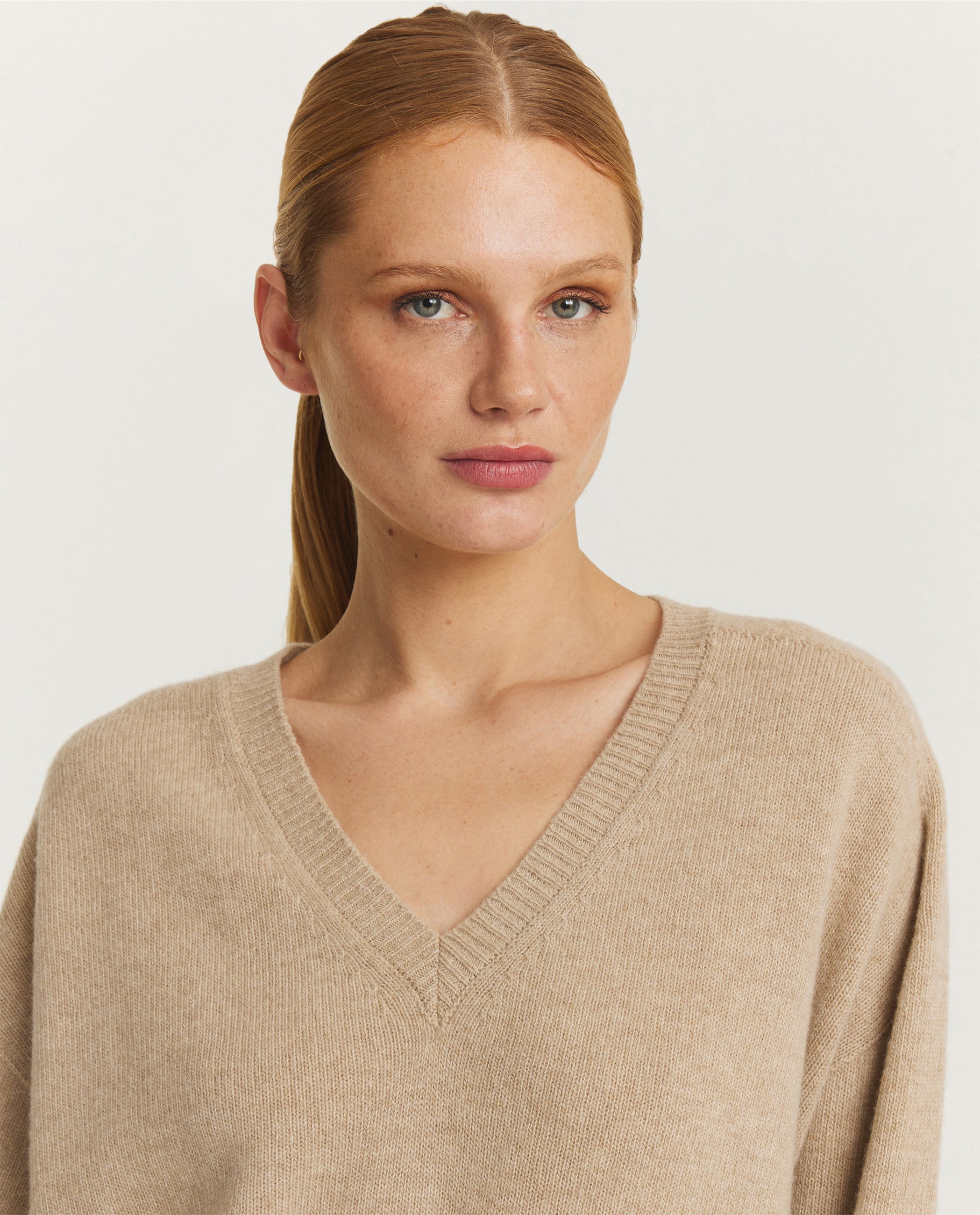 Relaxed V-Neck Sweater