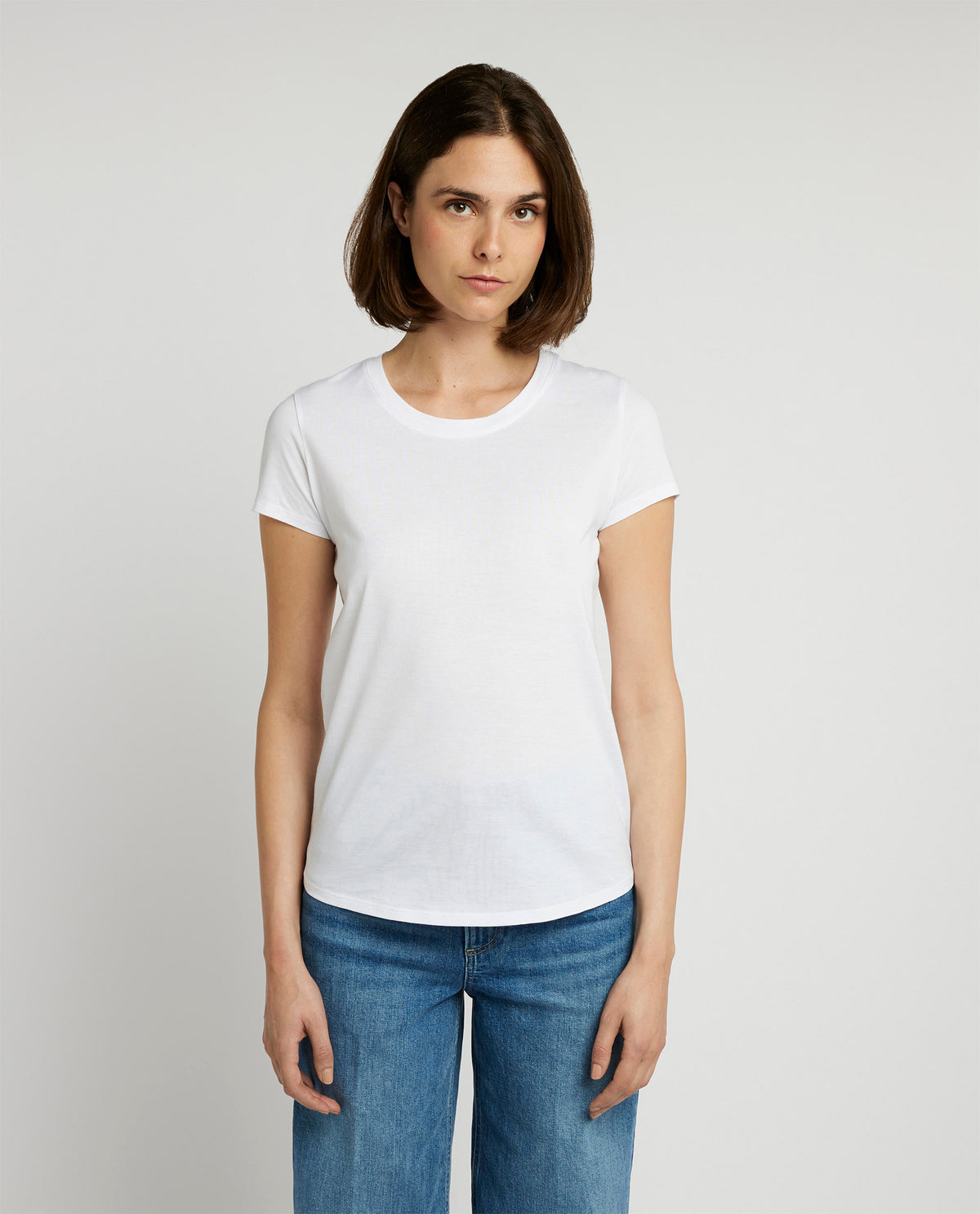 Katoenen T-shirt - Wit