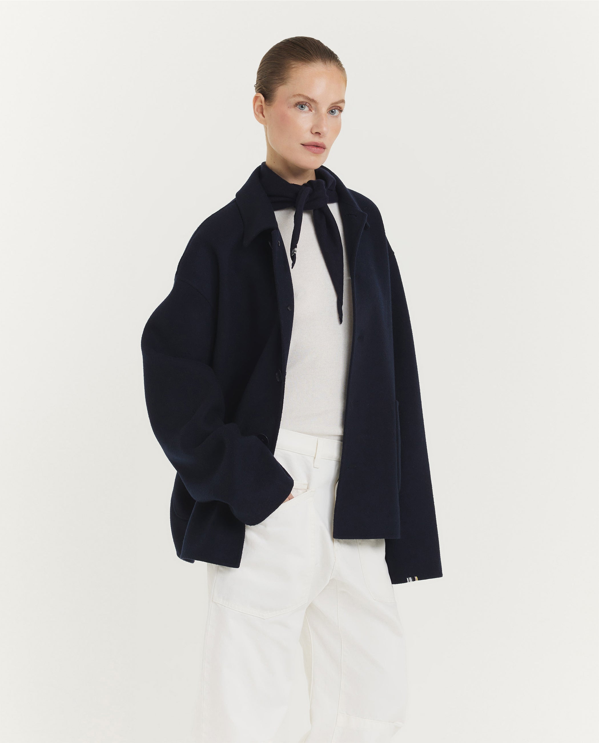 NO.427 Maker Overshirt - Donkerblauw