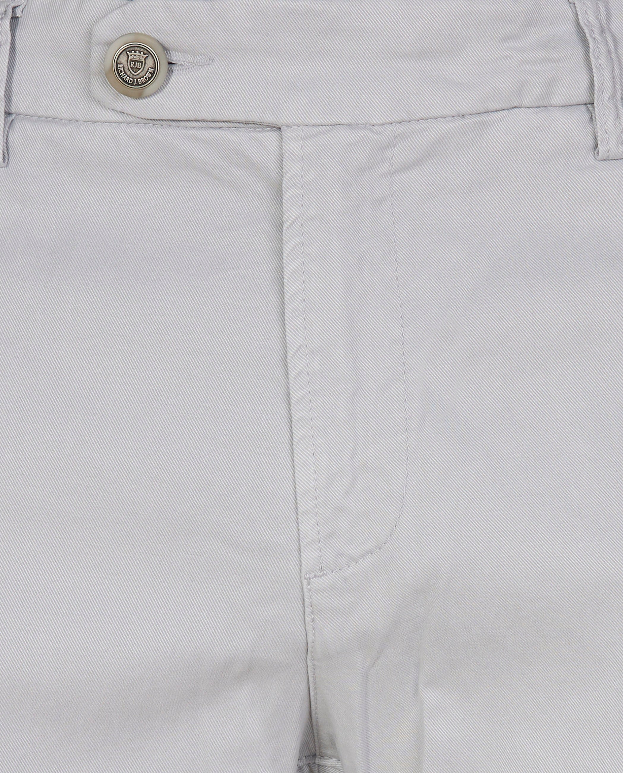 Piece Dyed Singapore Broek - Lichtgrijs