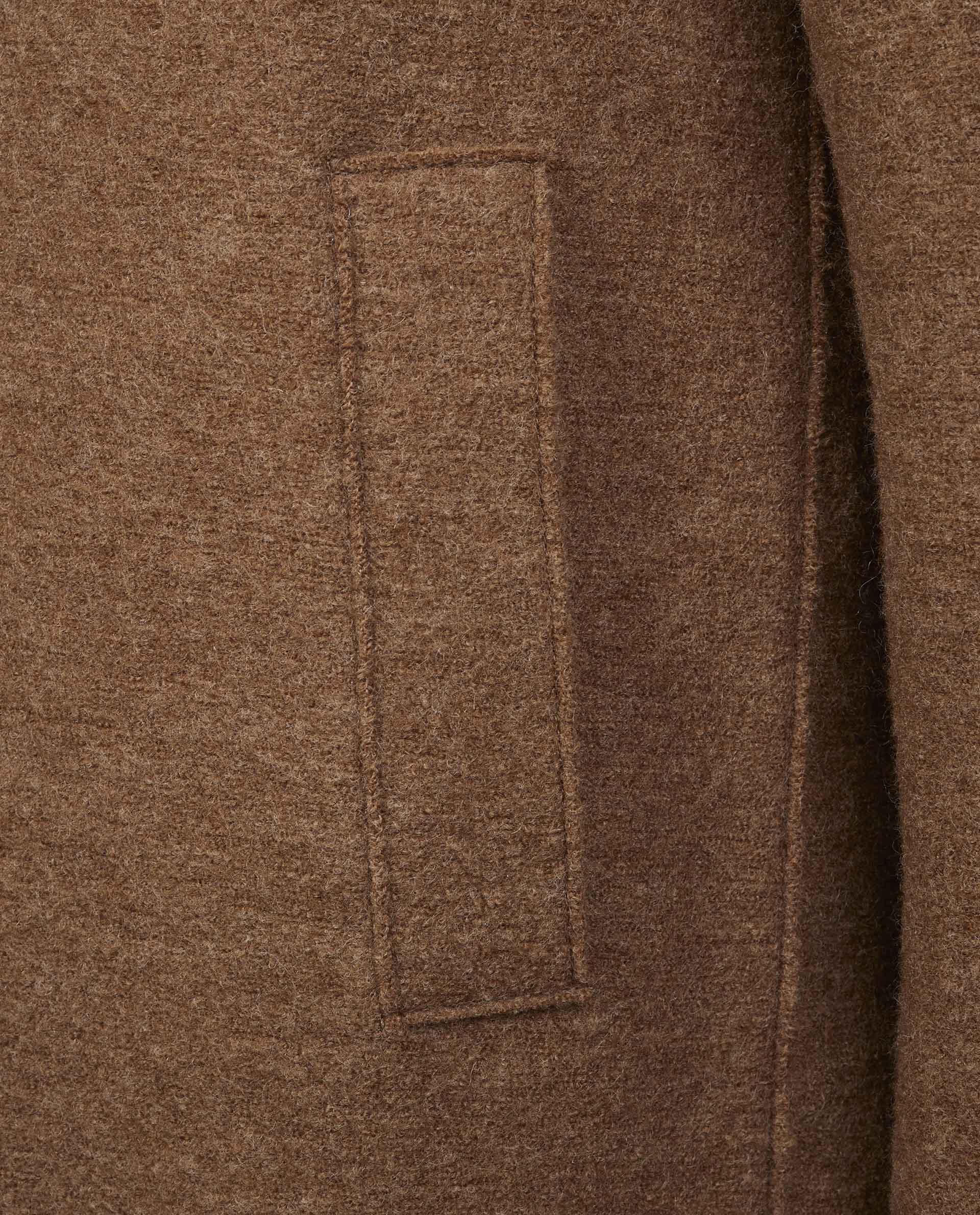 Wollen Overjas - Lichtbruin