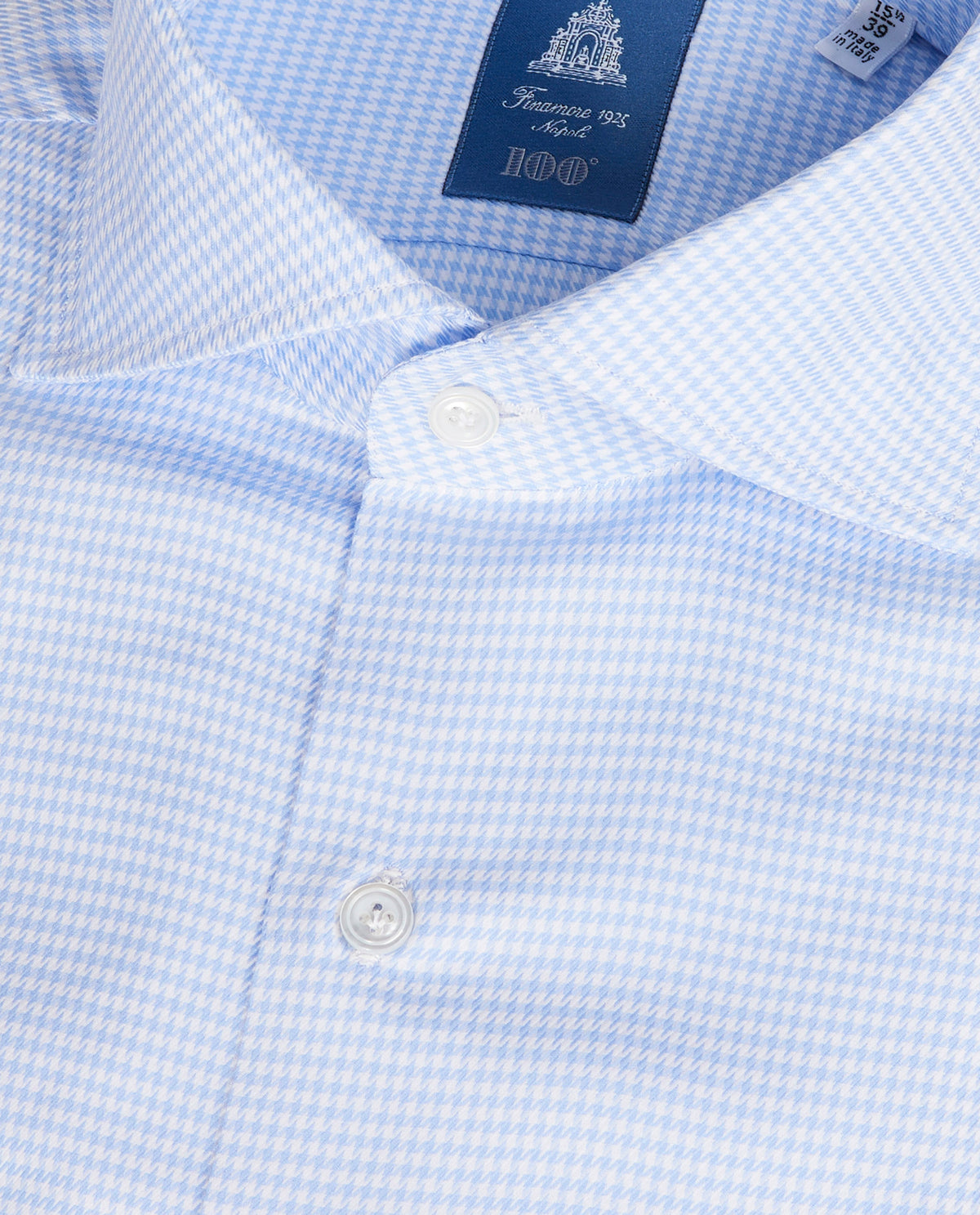 Houndstooth Cotton Shirt