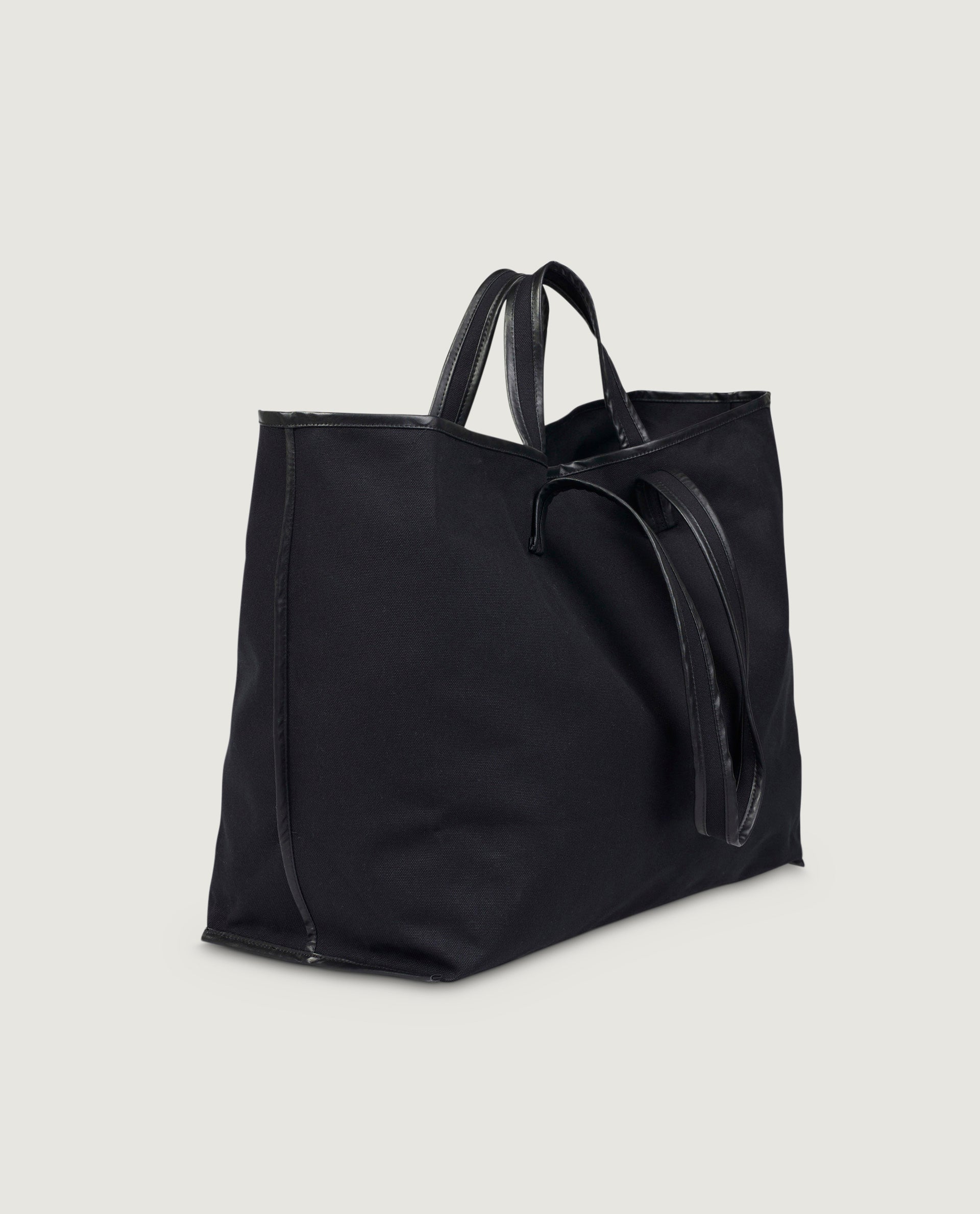 Canvas Shopper - Zwart
