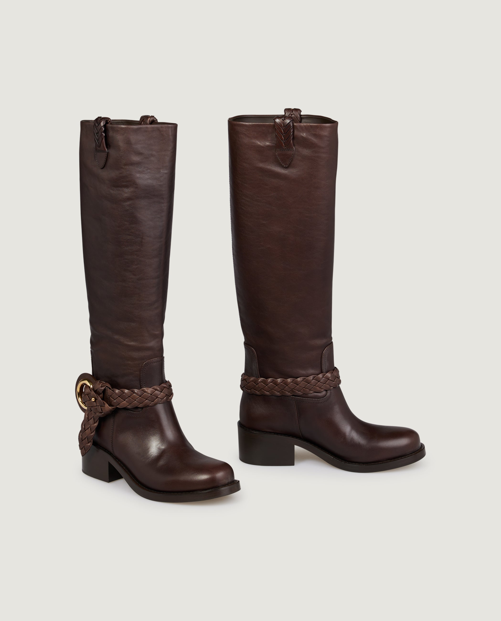 Helix Hoge Laarzen - Bruin