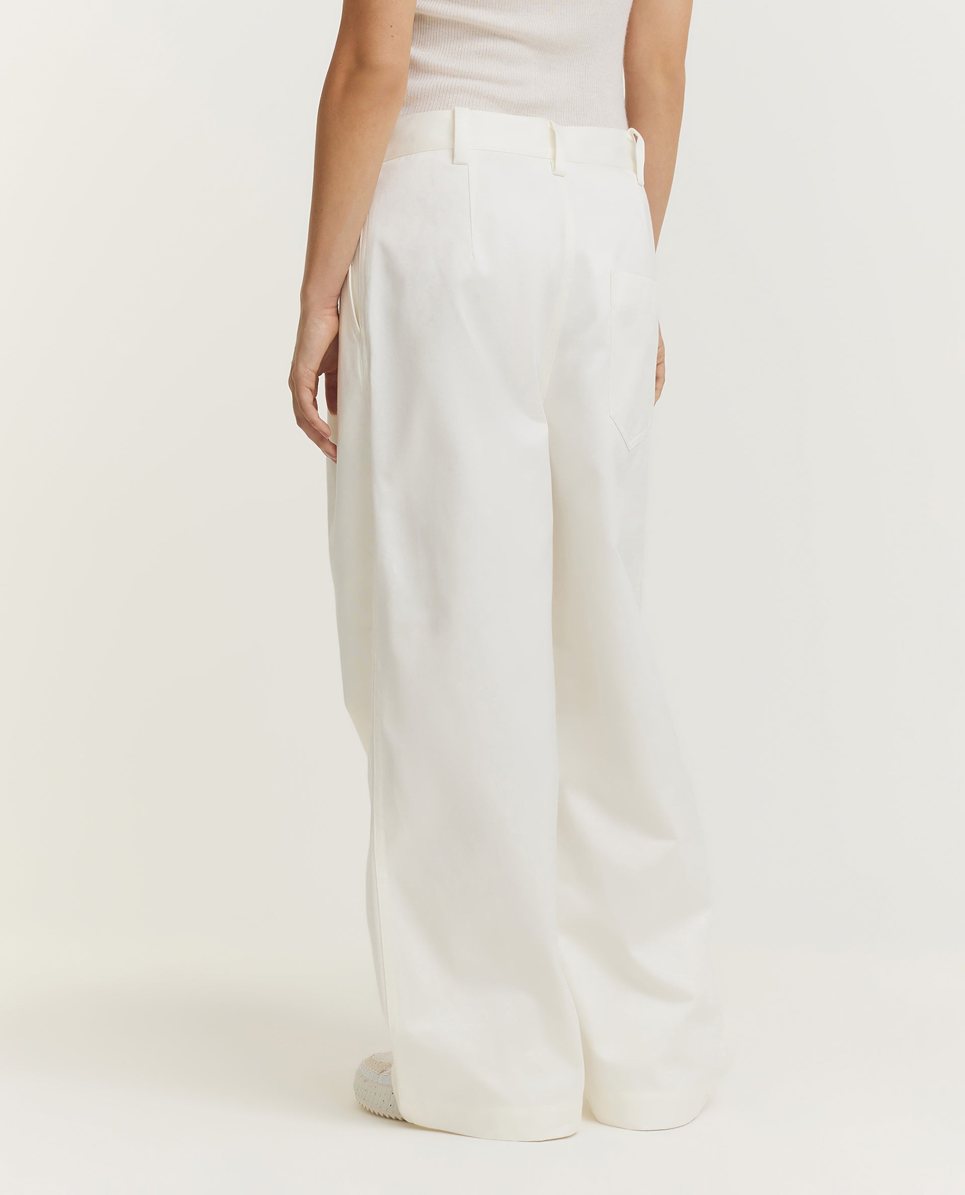 Wide Cotton Trousers