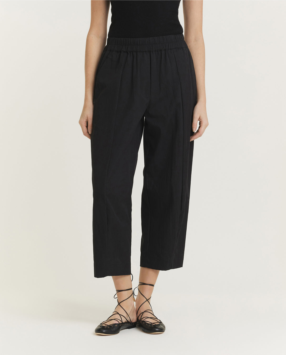 Cotton Blend Trousers