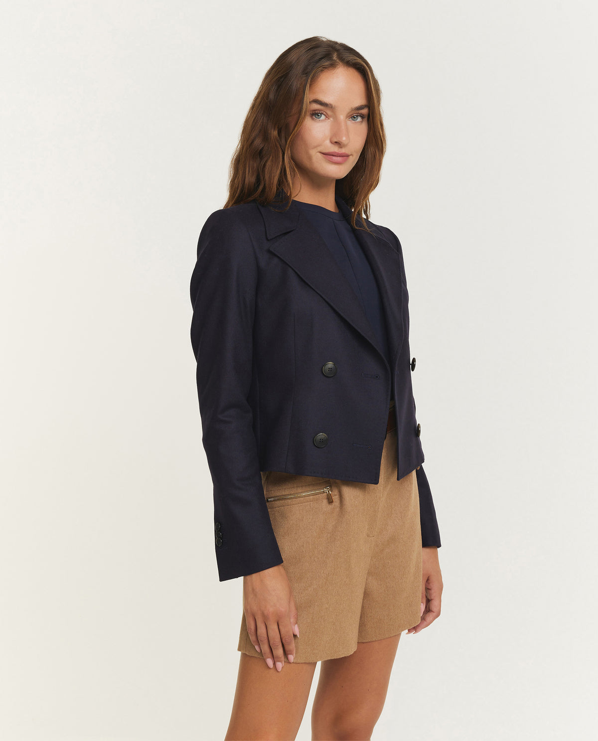 Cropped DB Jasje - Donkerblauw