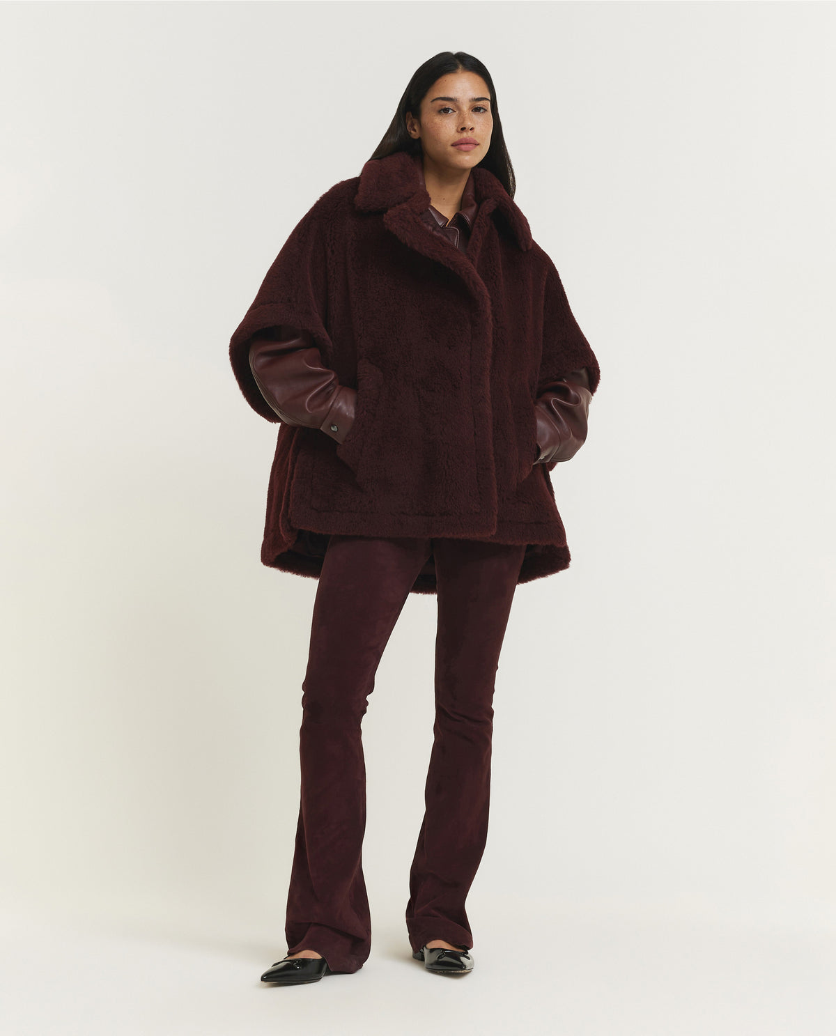 Mouwloze Zijde Mix Top - Rood