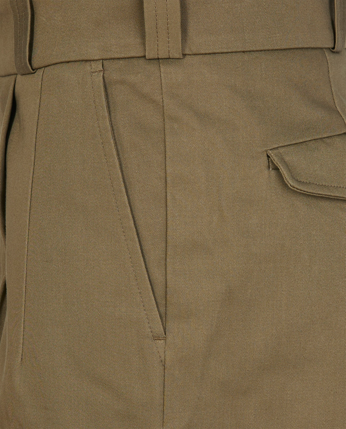 Katoenen Army Shorts - Groen