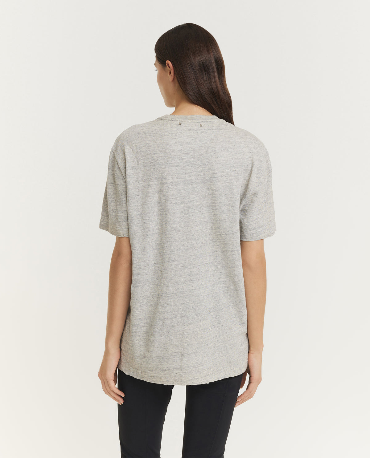 Vintage Effect T-Shirt - Lichtgrijs