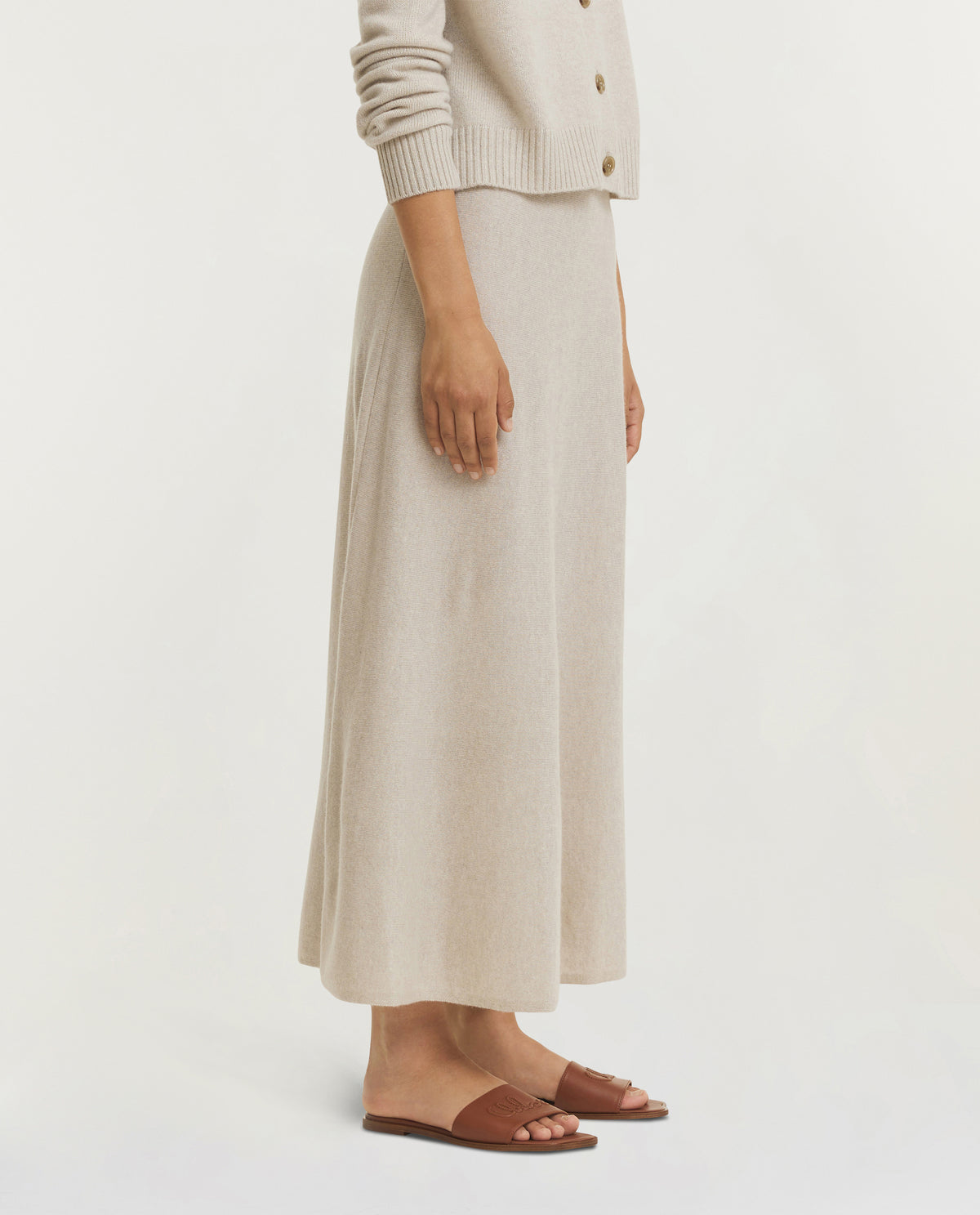 Cashmere Torie Rok - Ecru