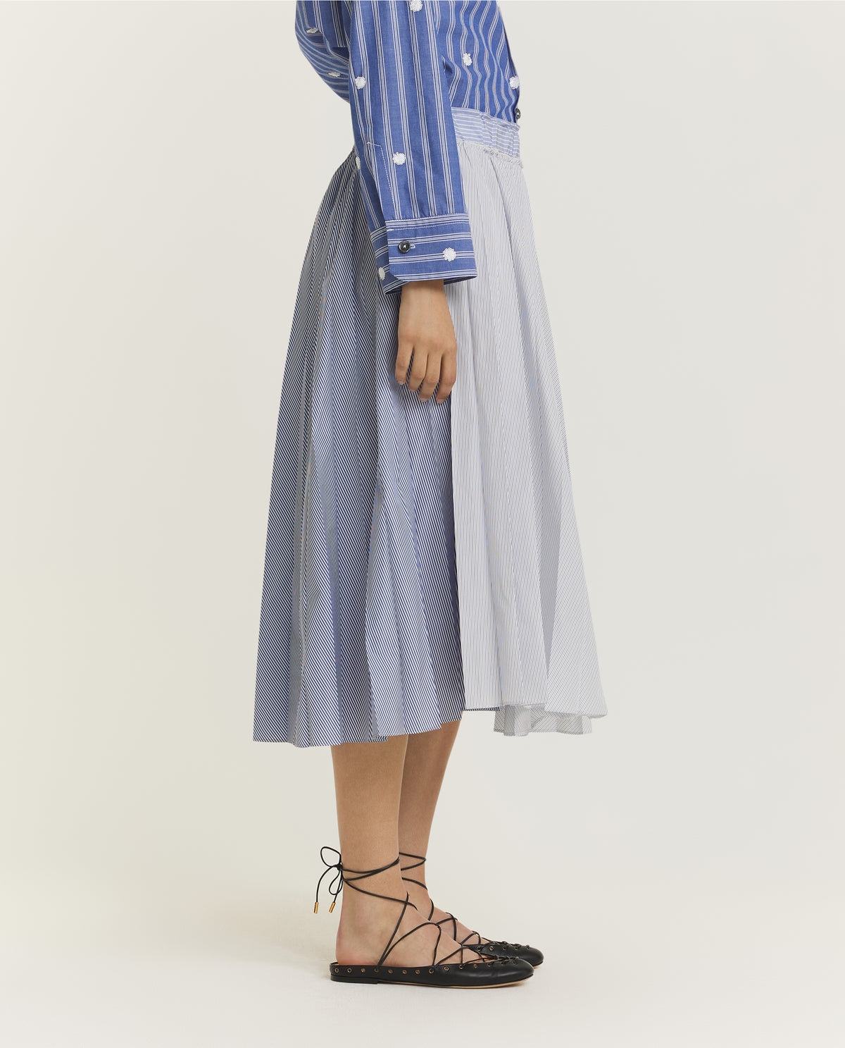 Triple Striped Skirt