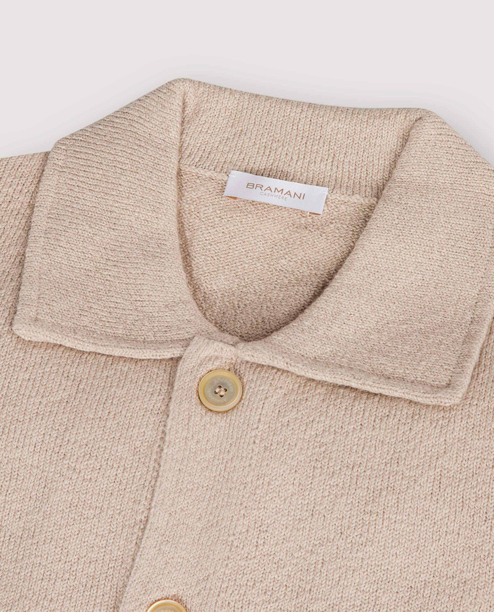 Katoenen Vest - Lichtbruin