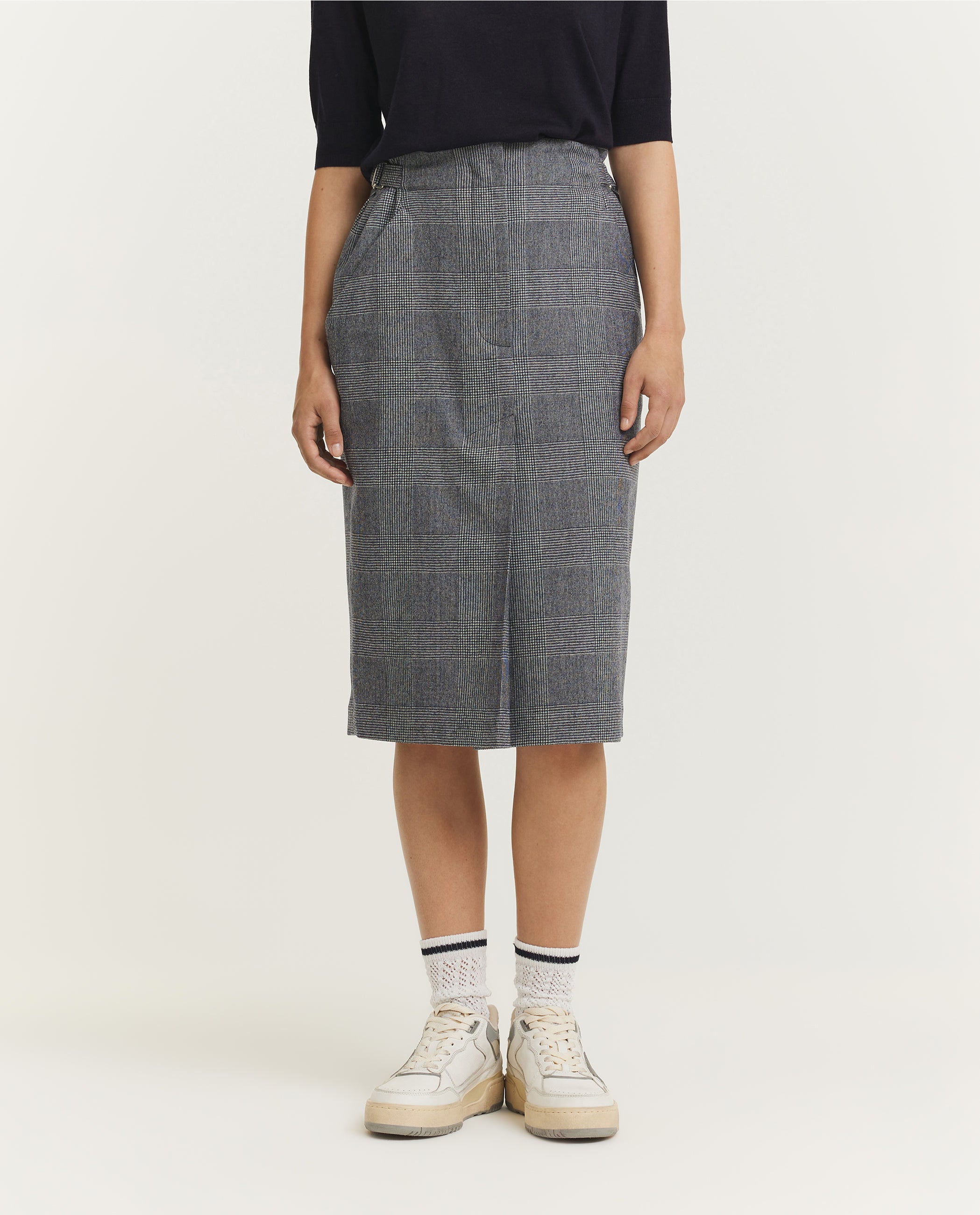 Patterned Pencil Skirt