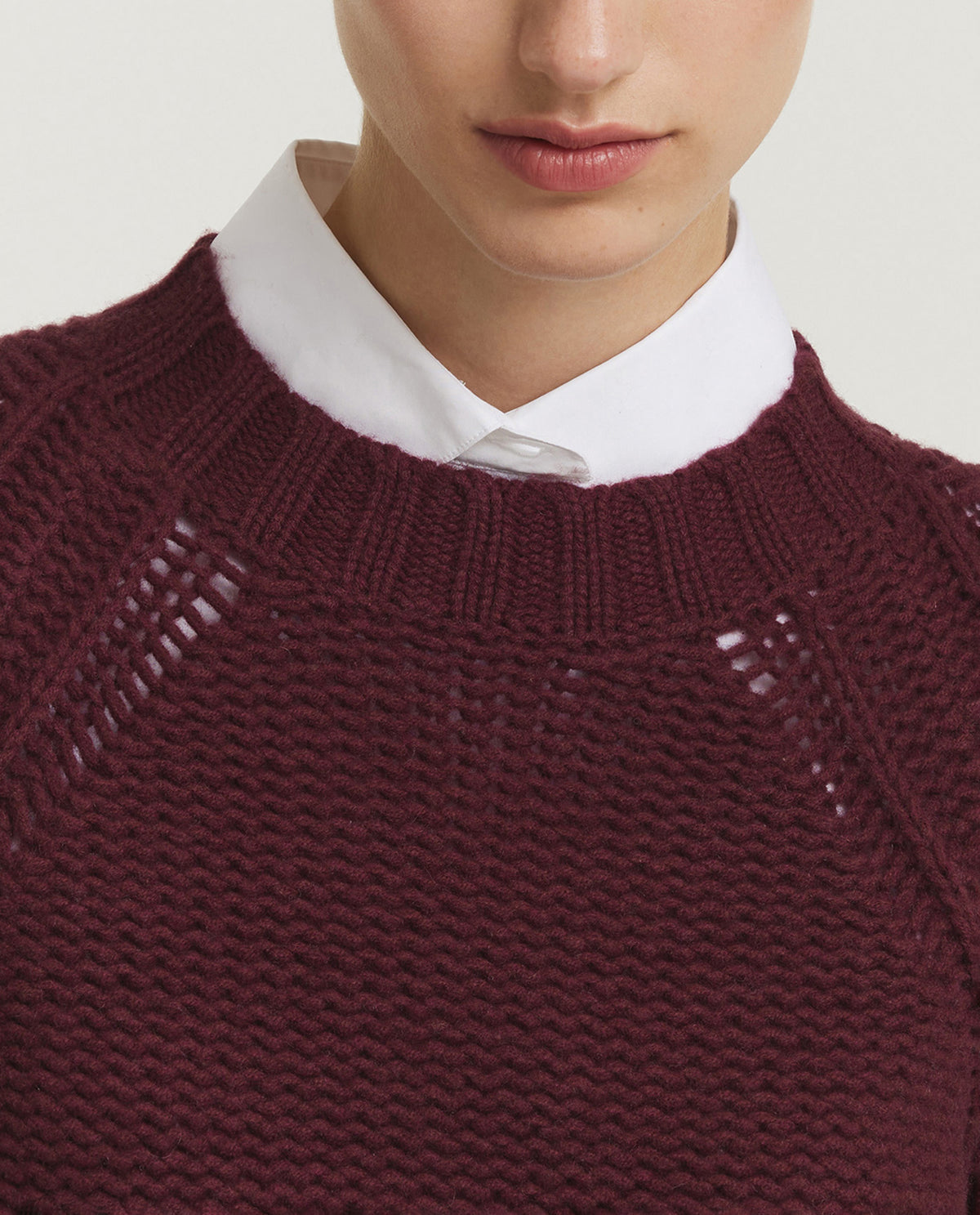 Grove Ronde Hals Trui - Rood