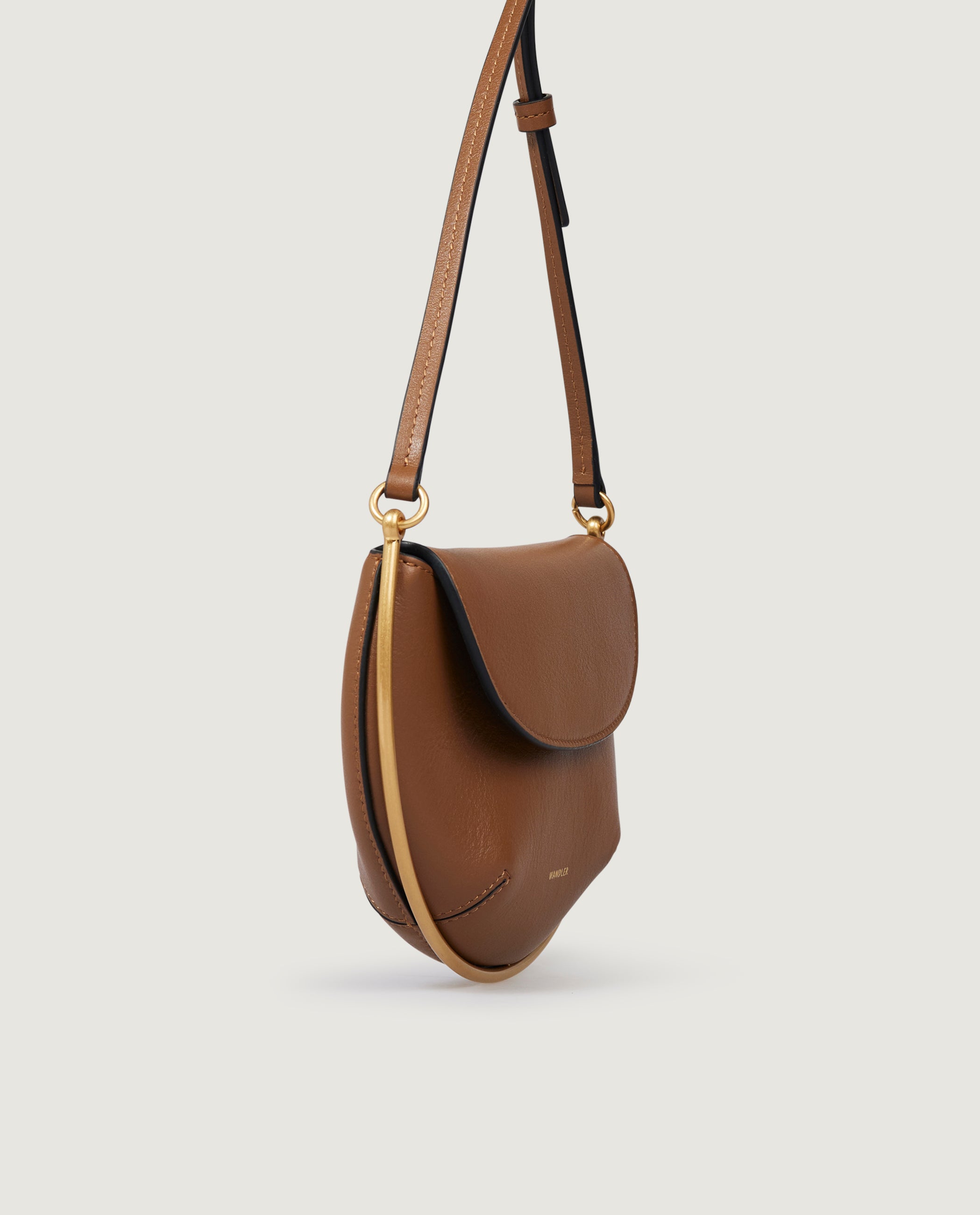 Kate Mini Crossbody Tas - Bruin
