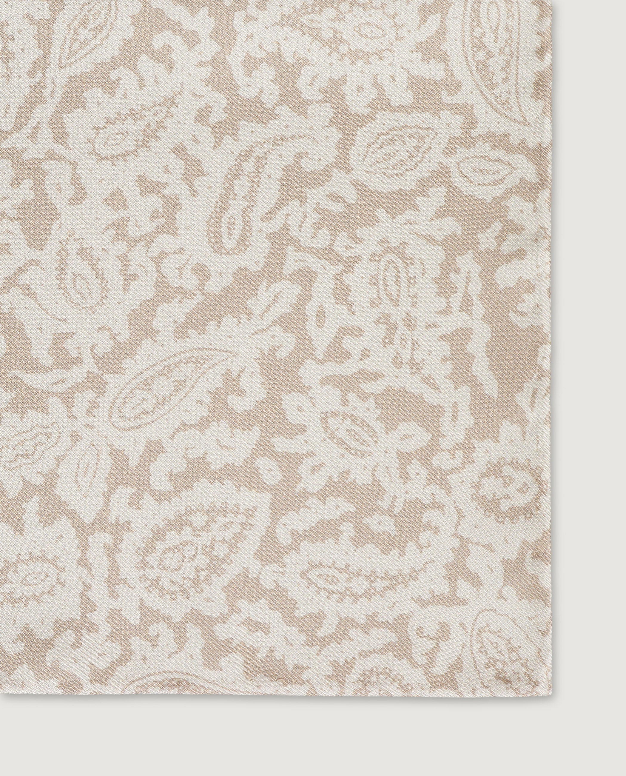 Silk Paisley Pocket Square