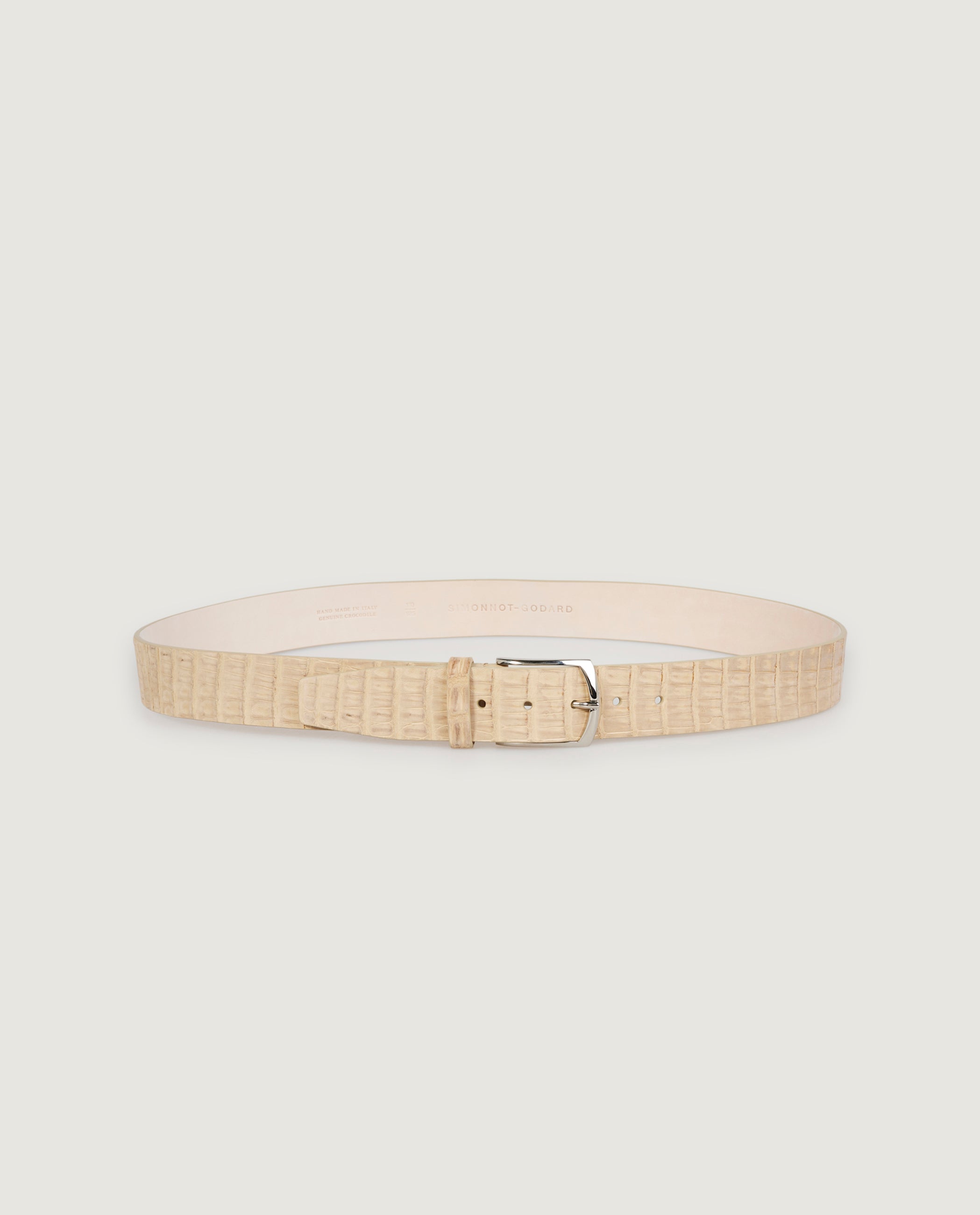 Croco Suede Belt