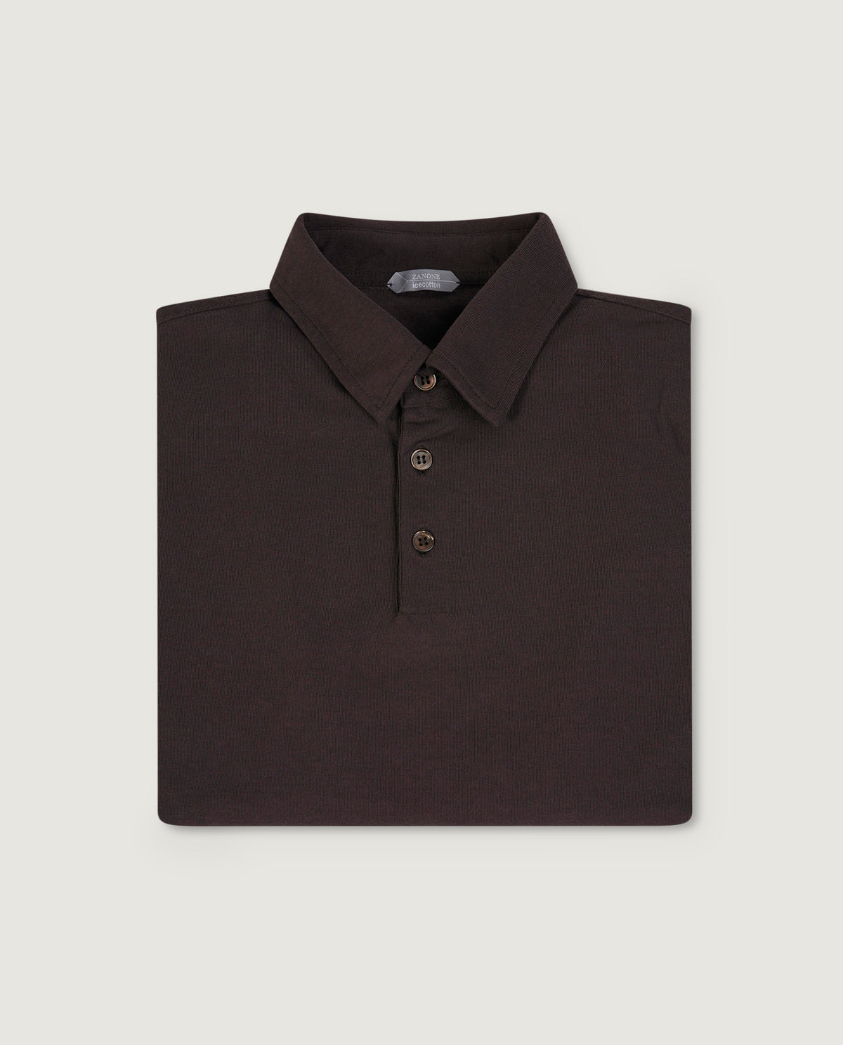 Ice Cotton Polo - Bruin