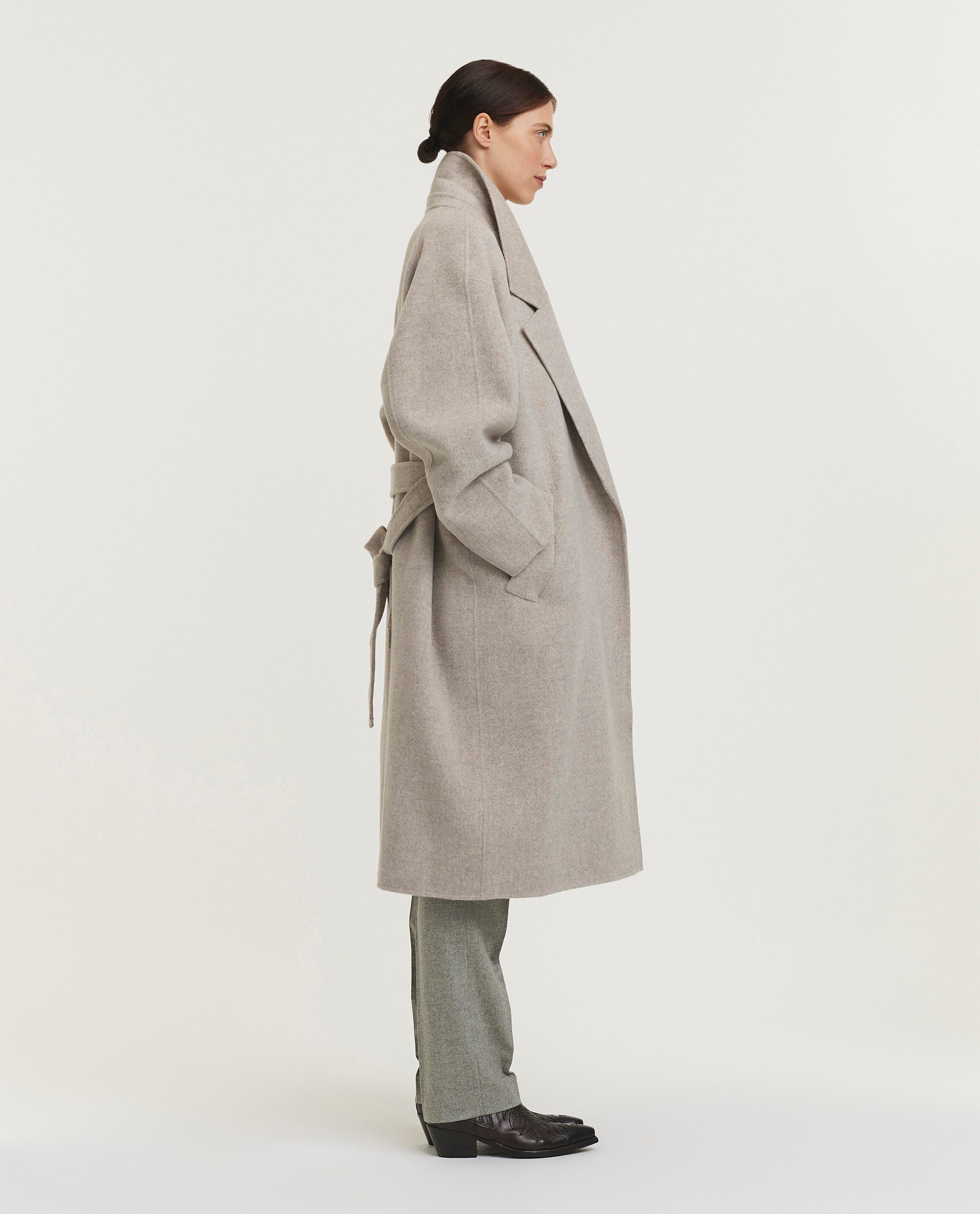 Wool-cashmere coat