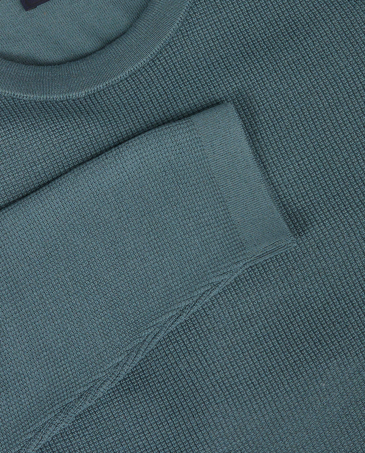 Wollen Ronde Hals Trui - Blauw