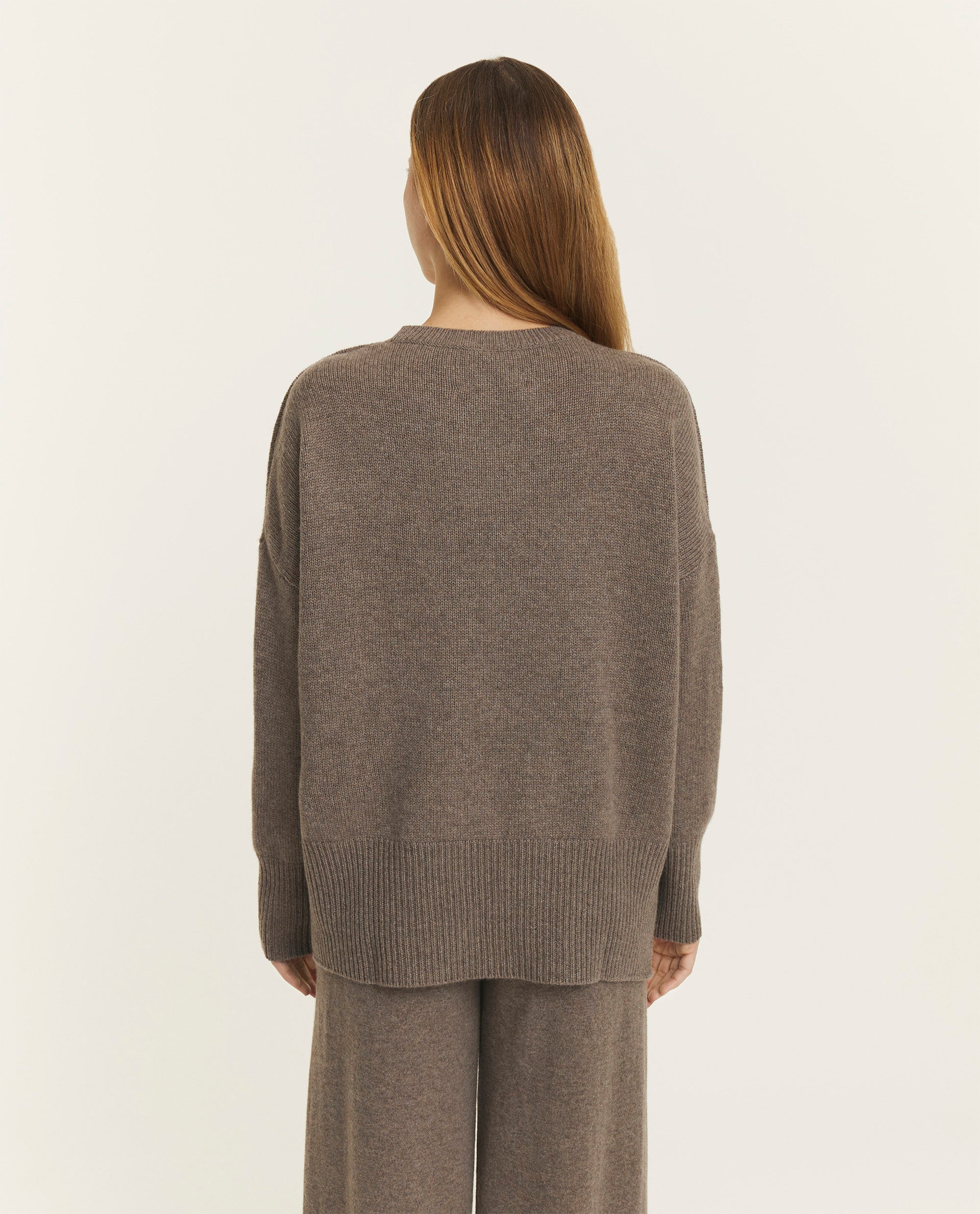Cashmere Mila Trui - Bruin