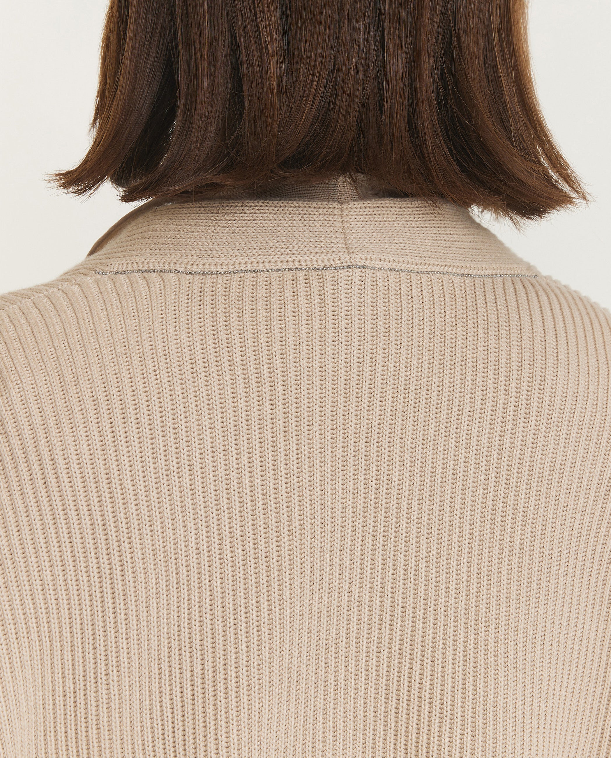 Gelaagde Cardigan - Lichtbruin