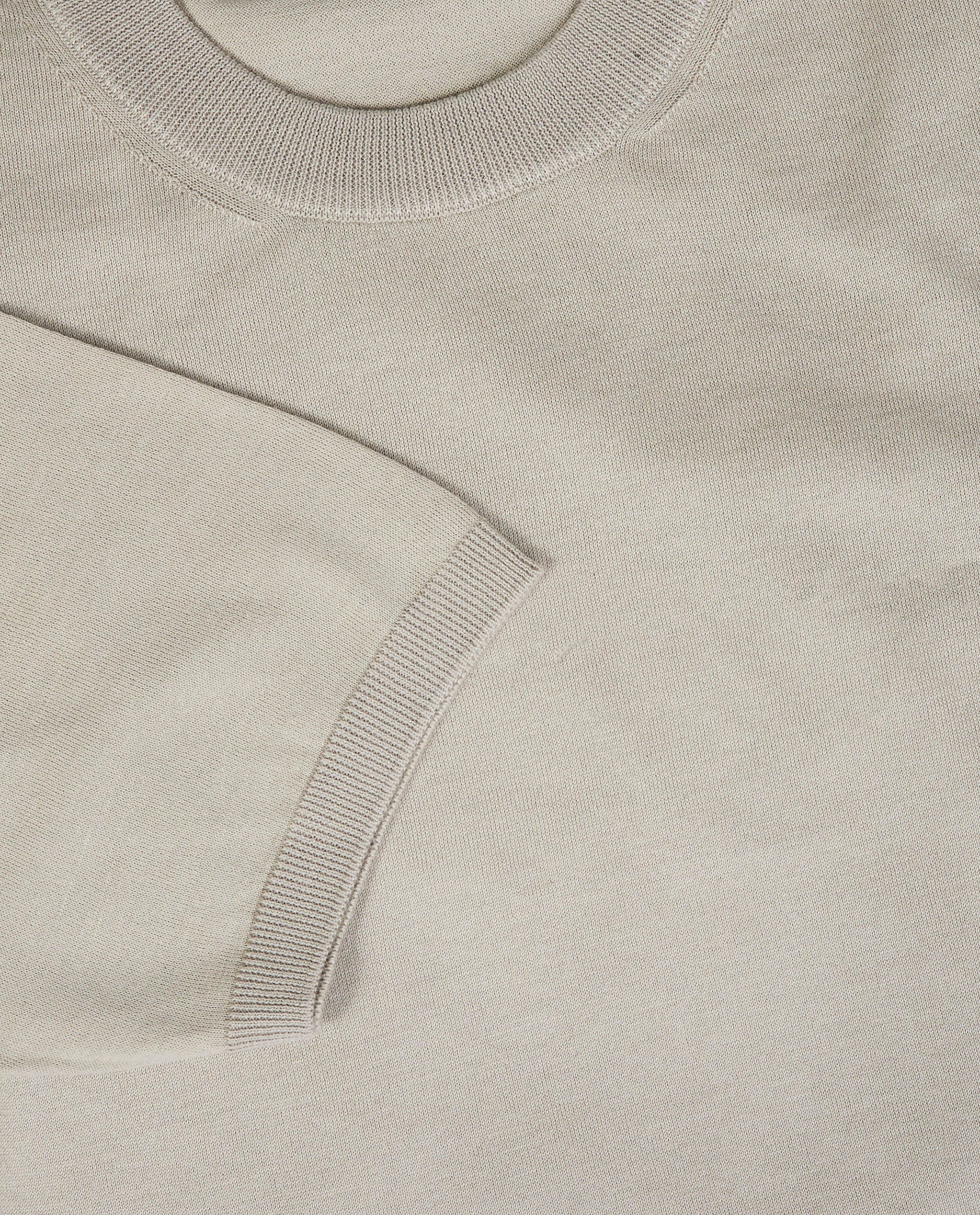 Katoen Cashmere T-Shirt - Ecru