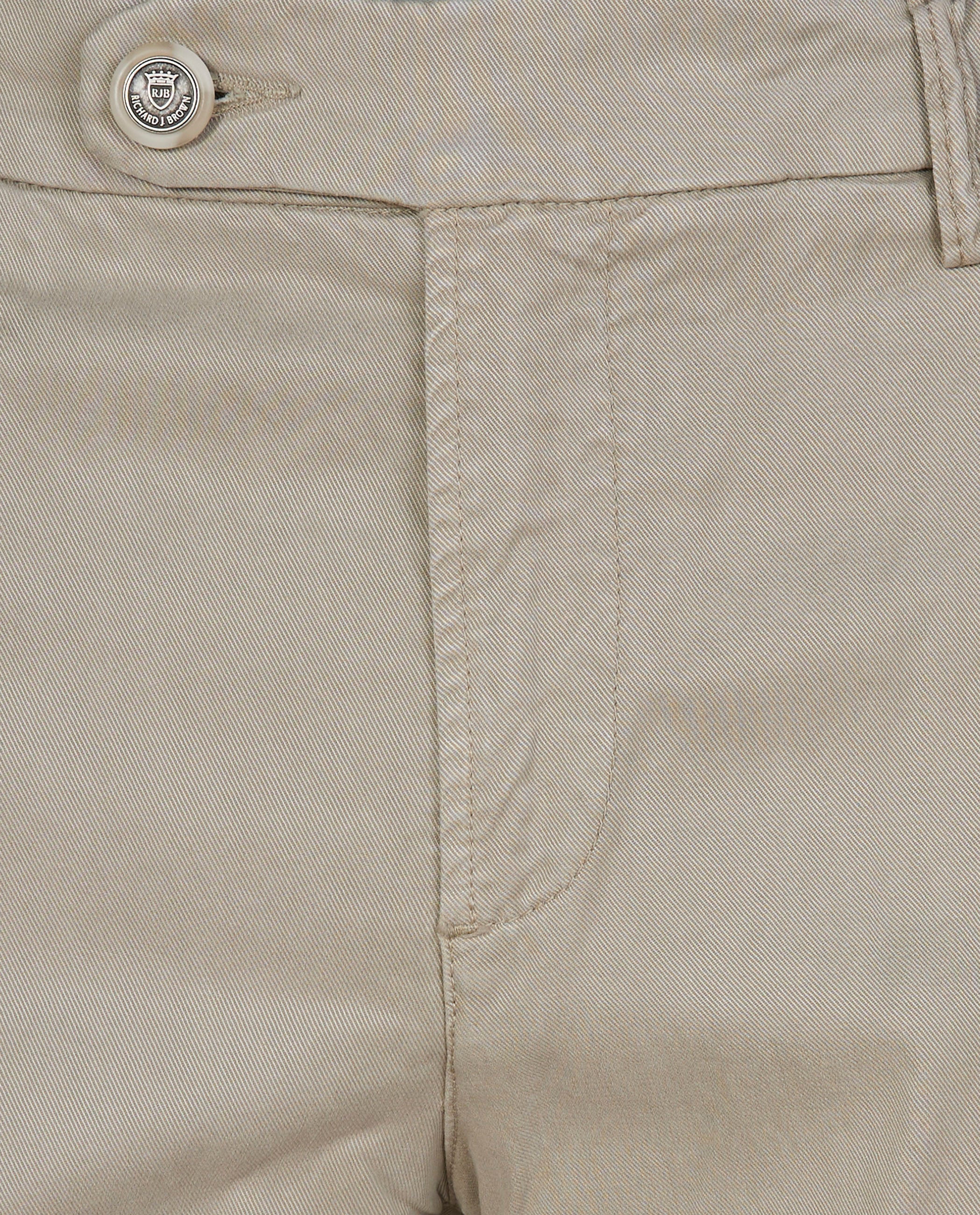 Piece Dyed Singapore Broek - Bruin