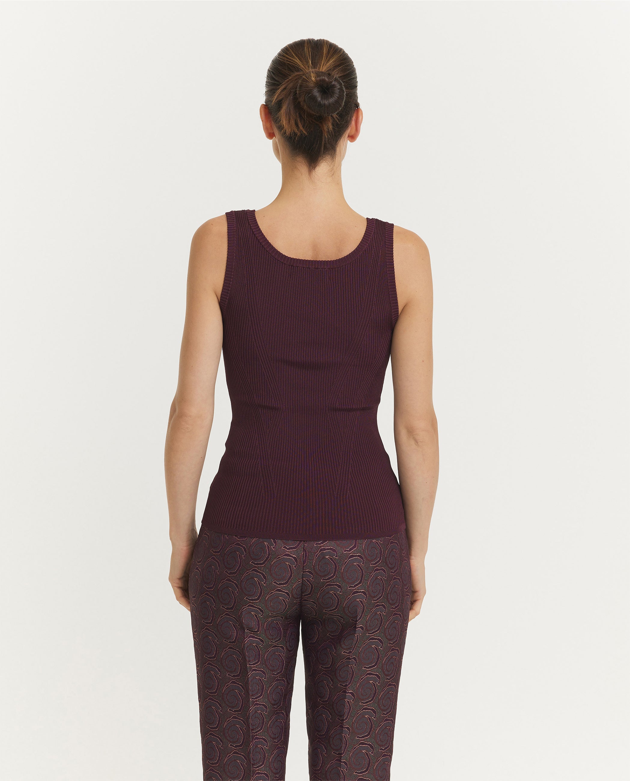 Mouwloze Topaza Top - Paars