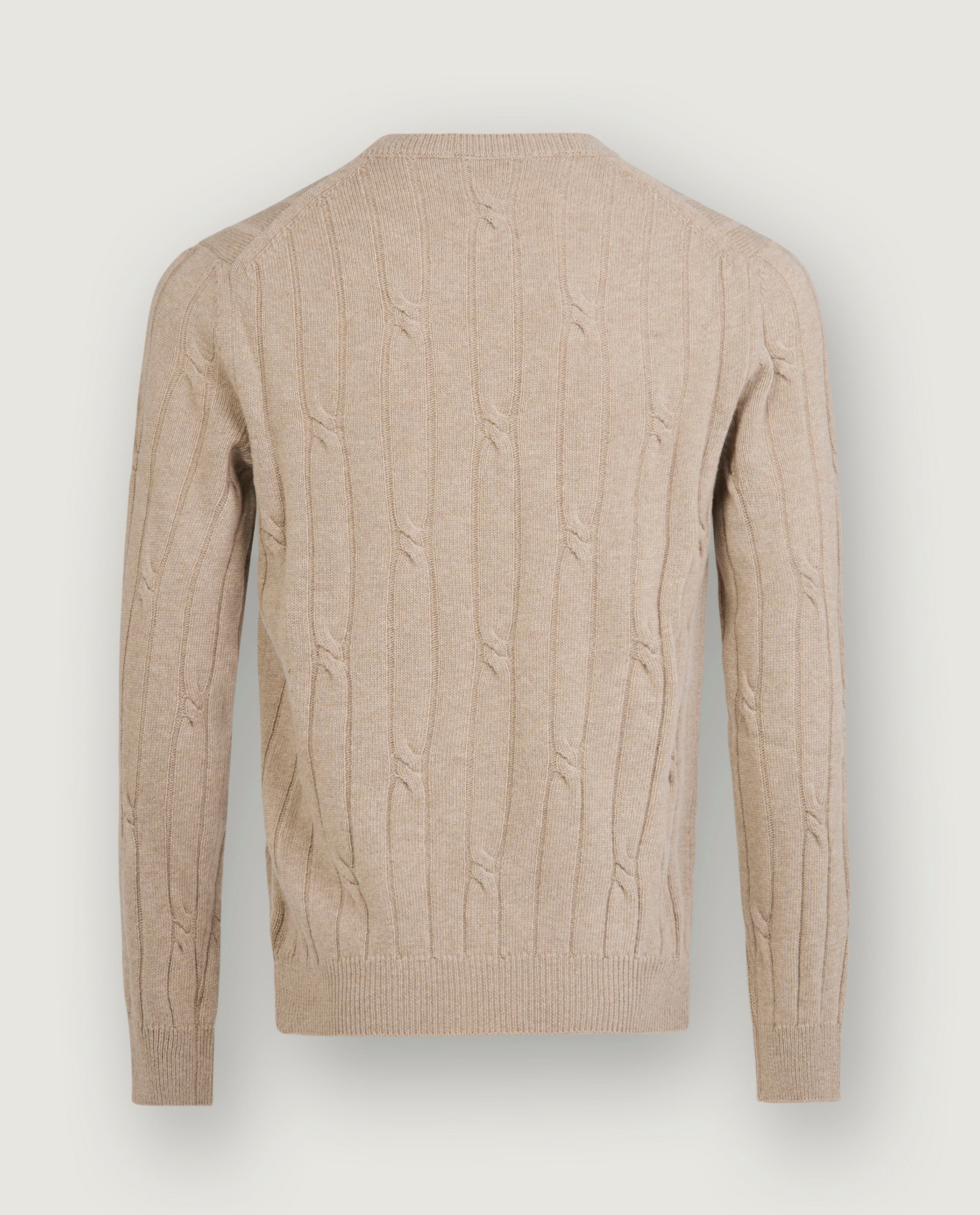 Wool Cashmere Cable Jersey