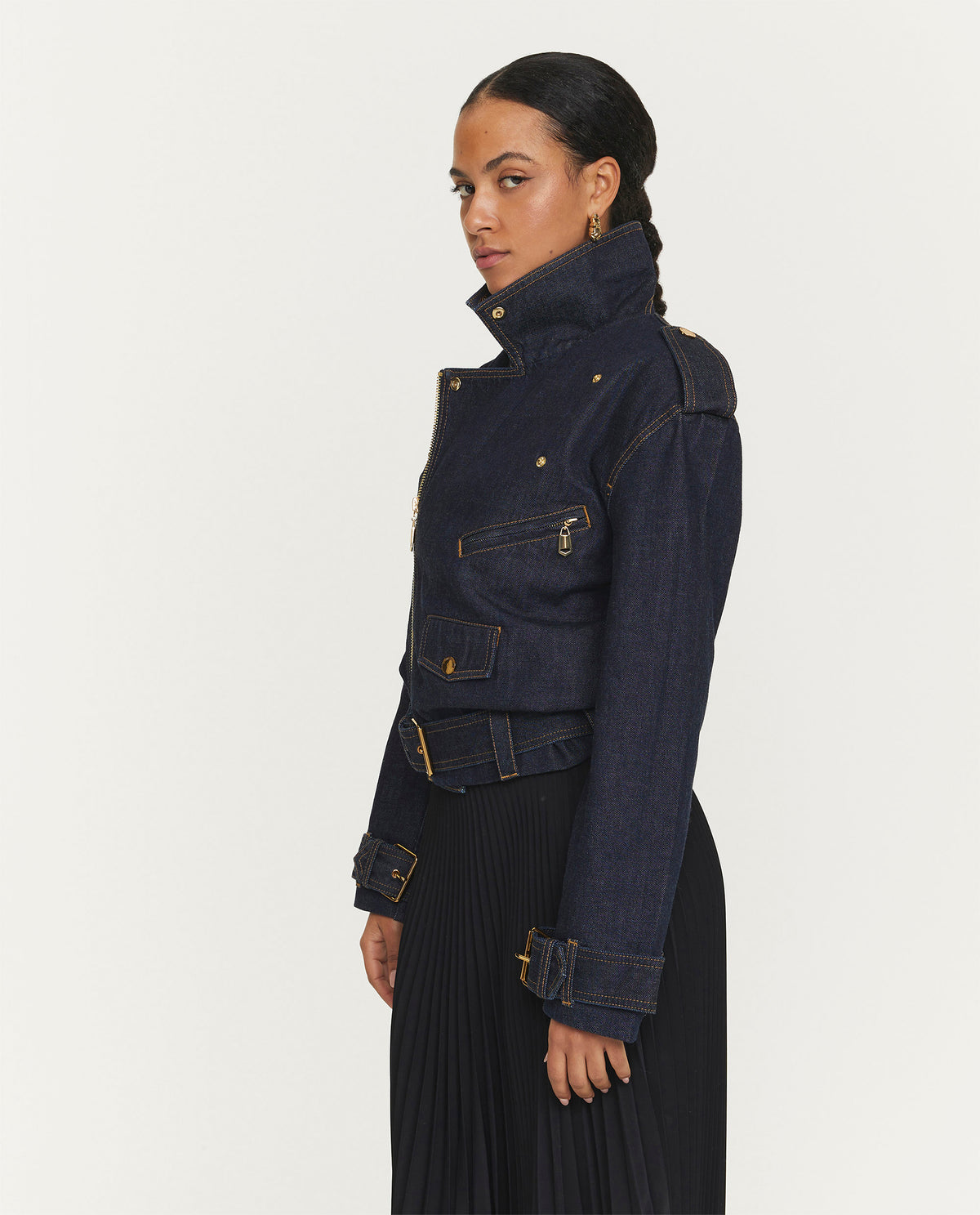 Denim jack - Donkerblauw