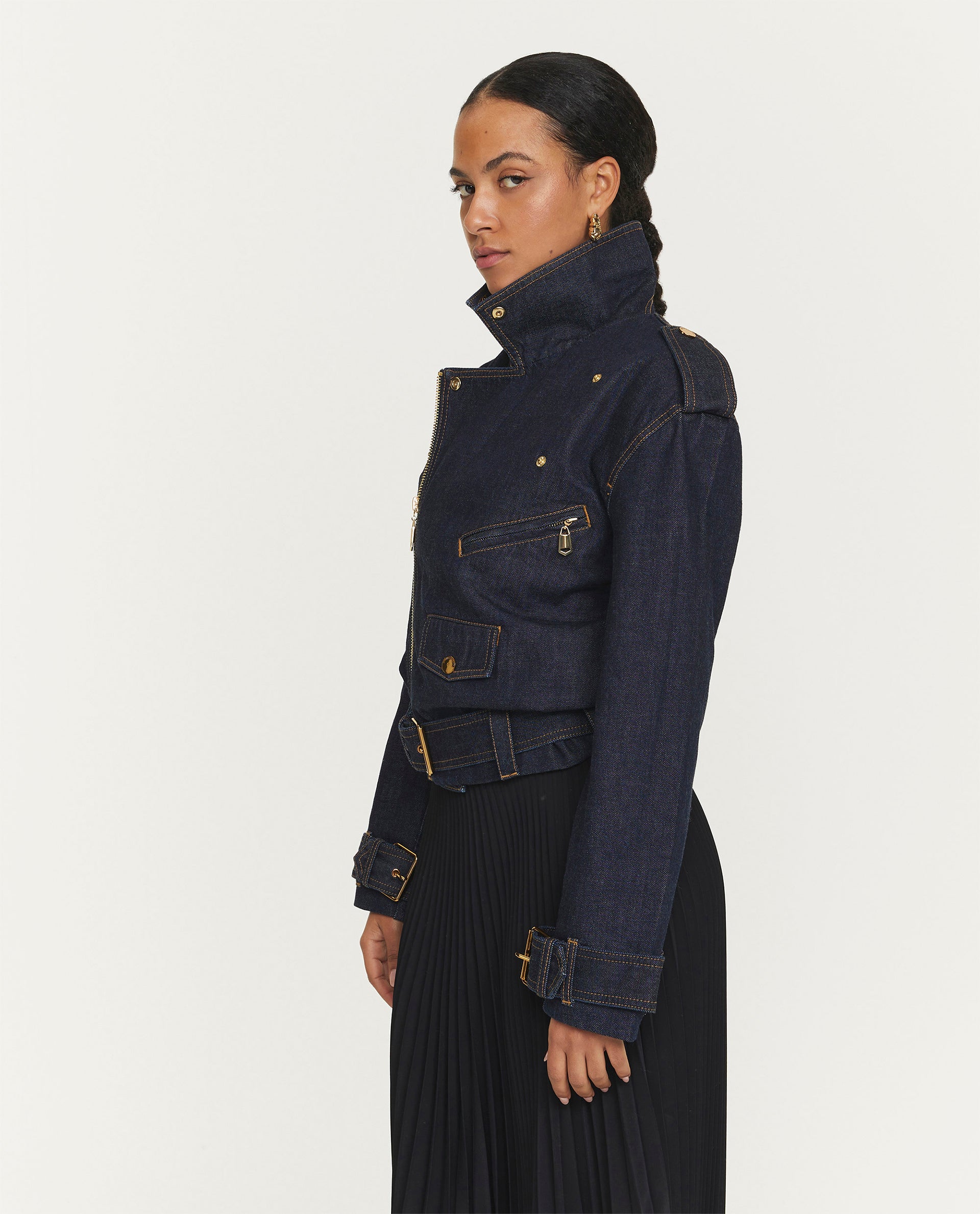 Denim jack - Donkerblauw