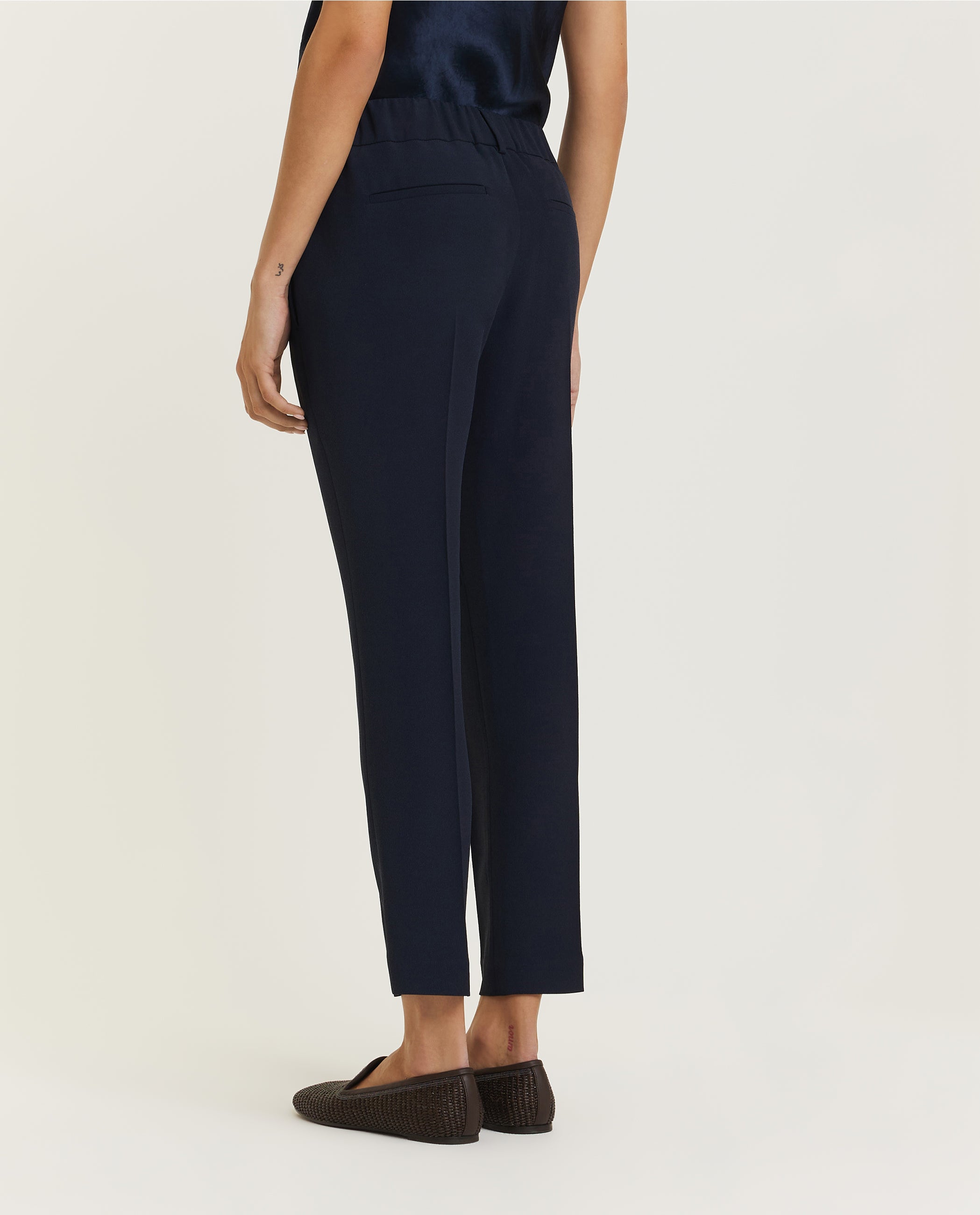Straight leg trousers