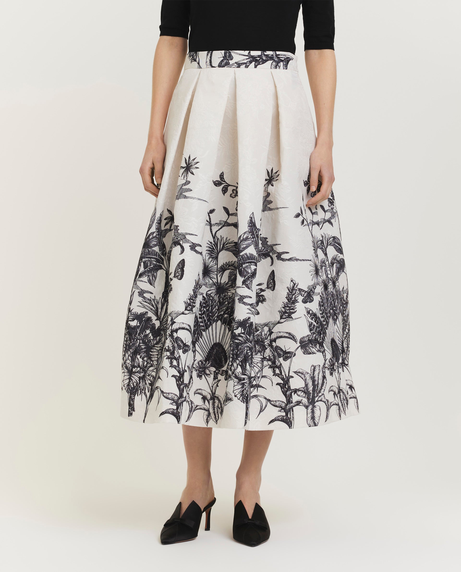 A-line Midi Skirt