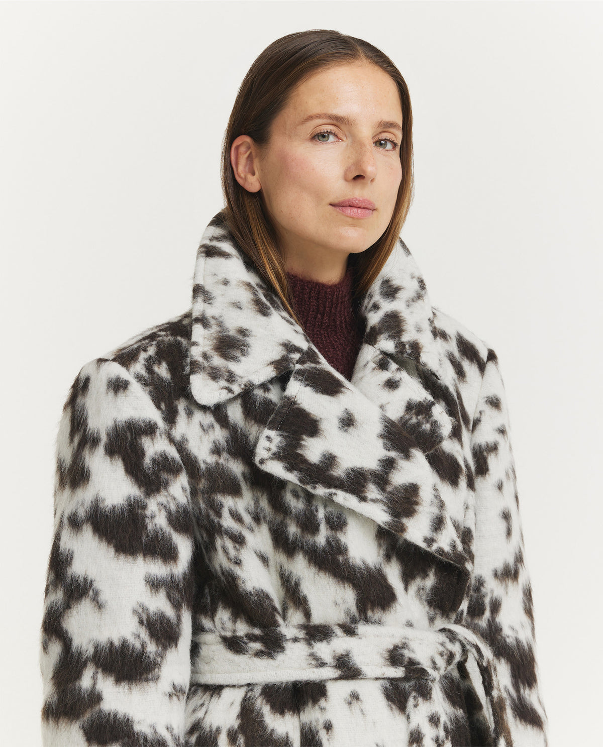 Rafaella Animal Print Overcoat