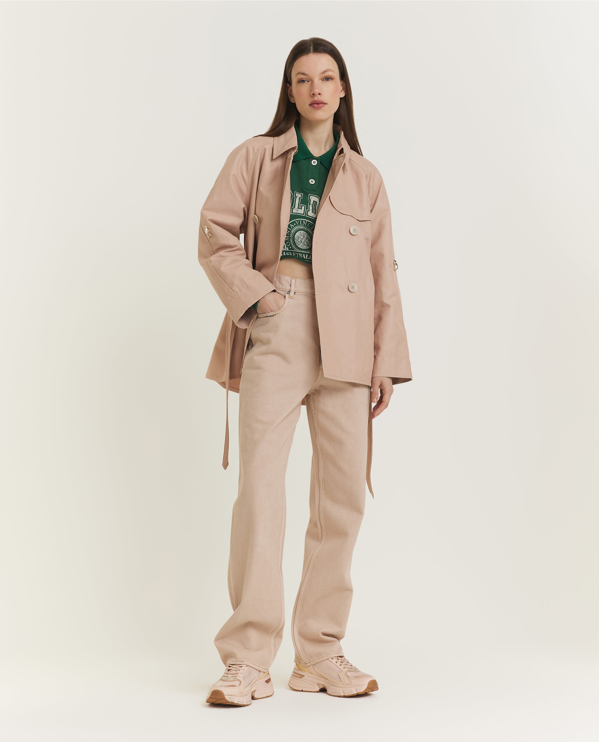 City Trench Jas - Roze
