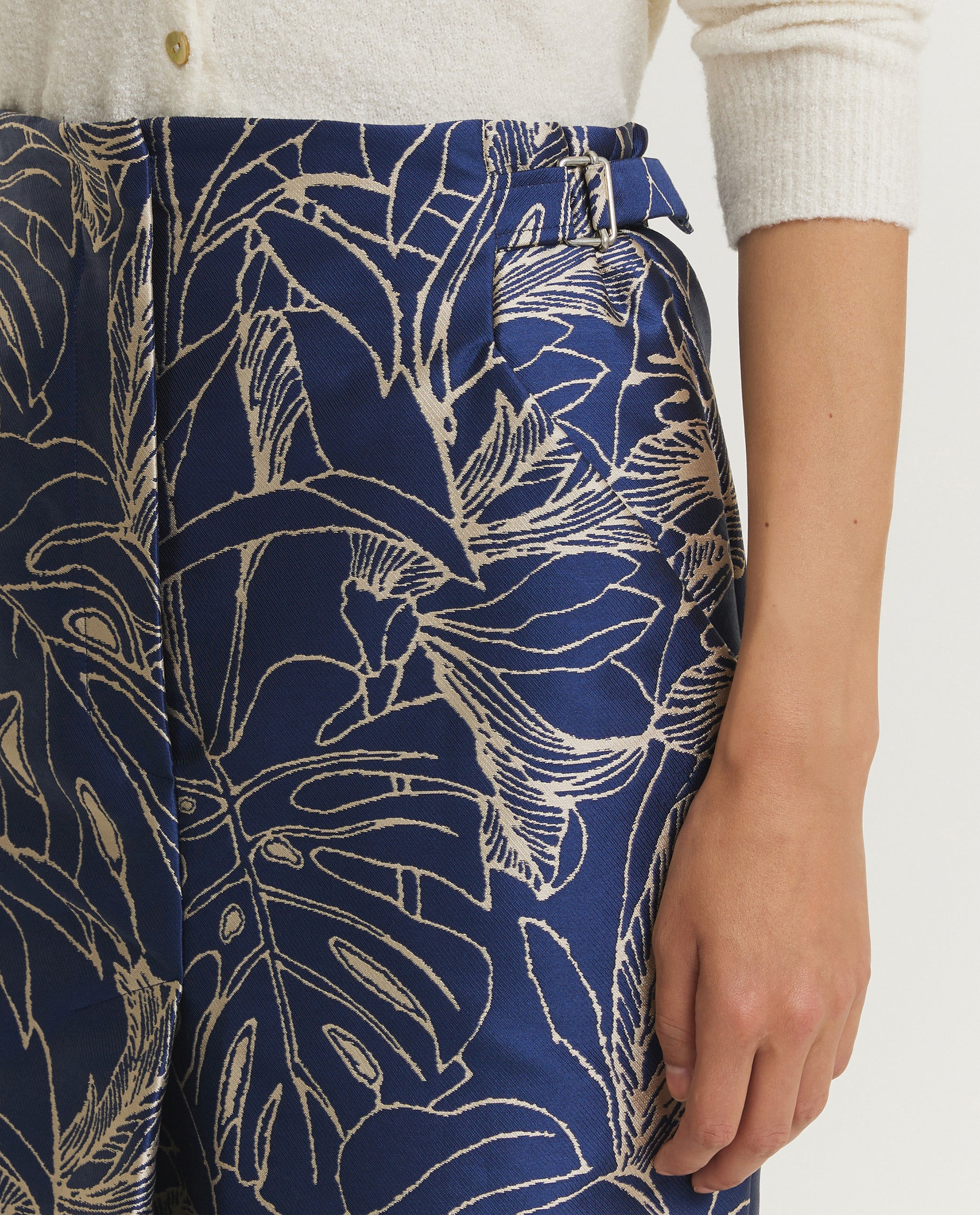 Printed Pencil Skirt